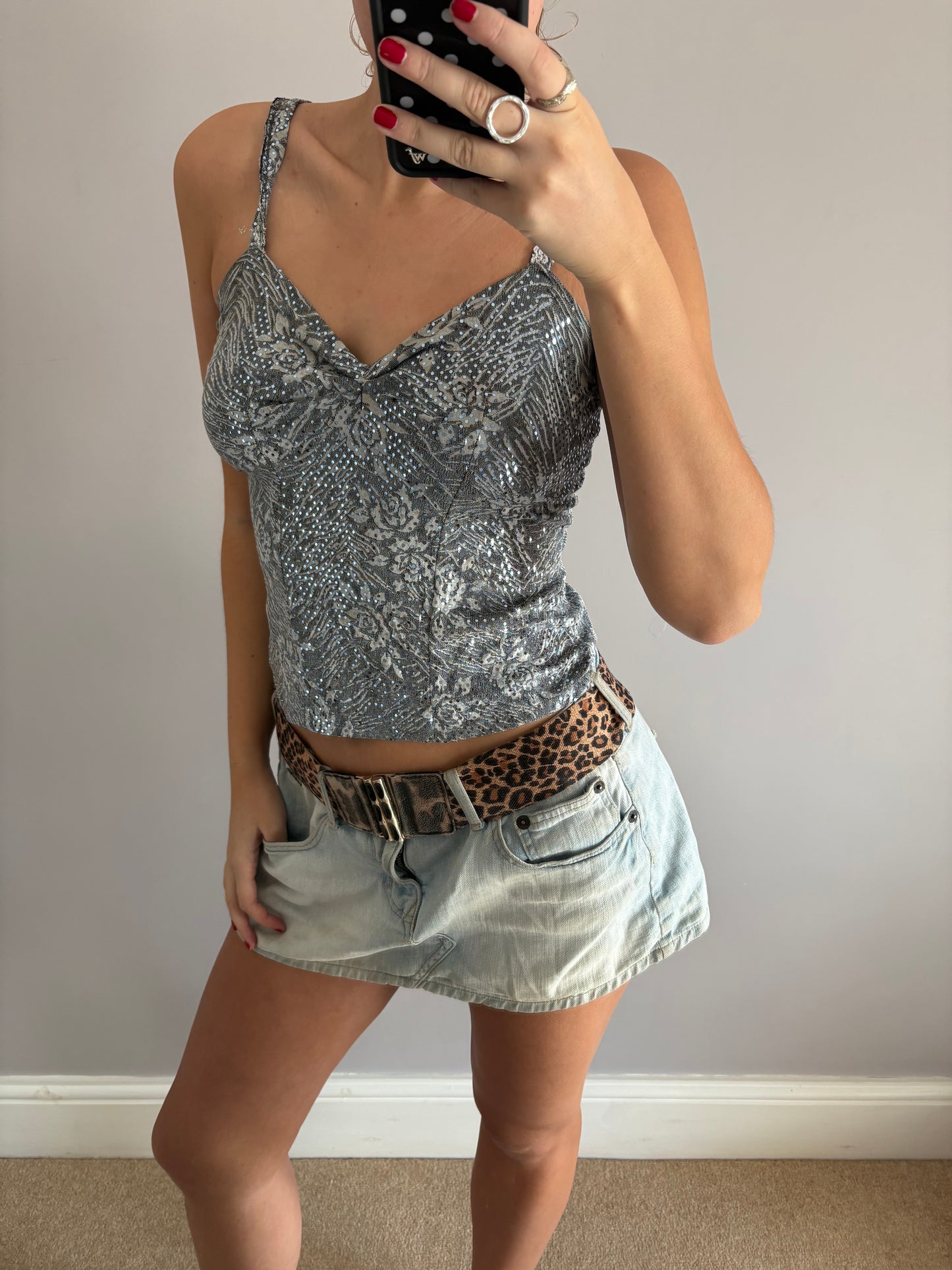 sequin cami
