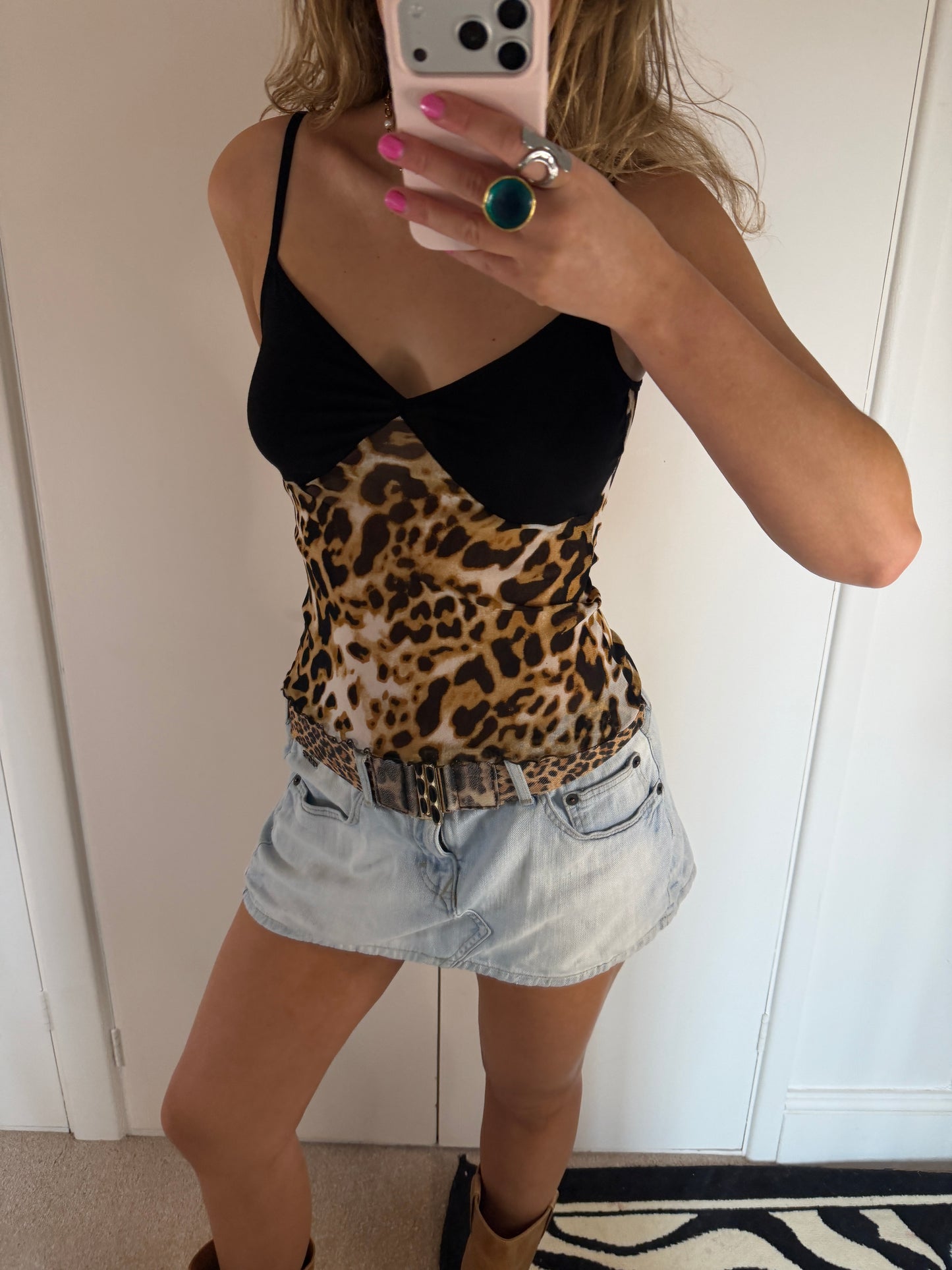 leopard cami
