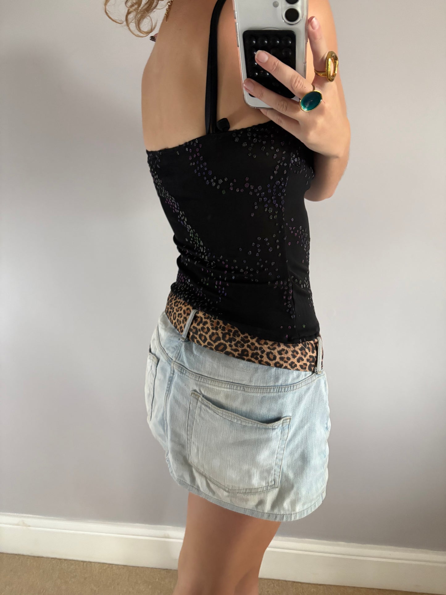 sequin cami top