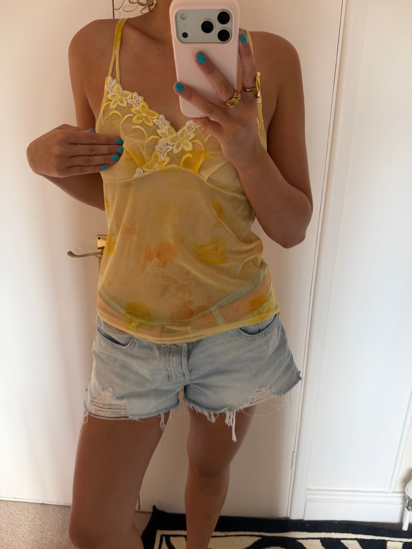 yellow cami