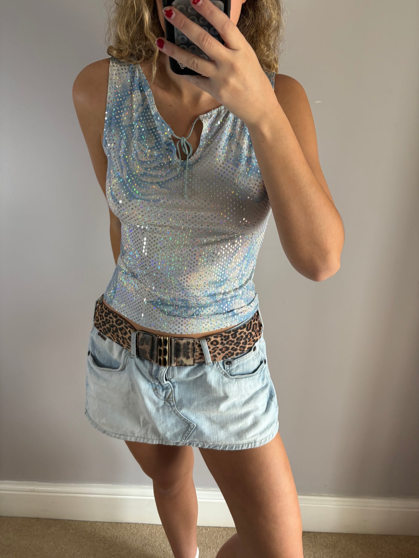 glitter top