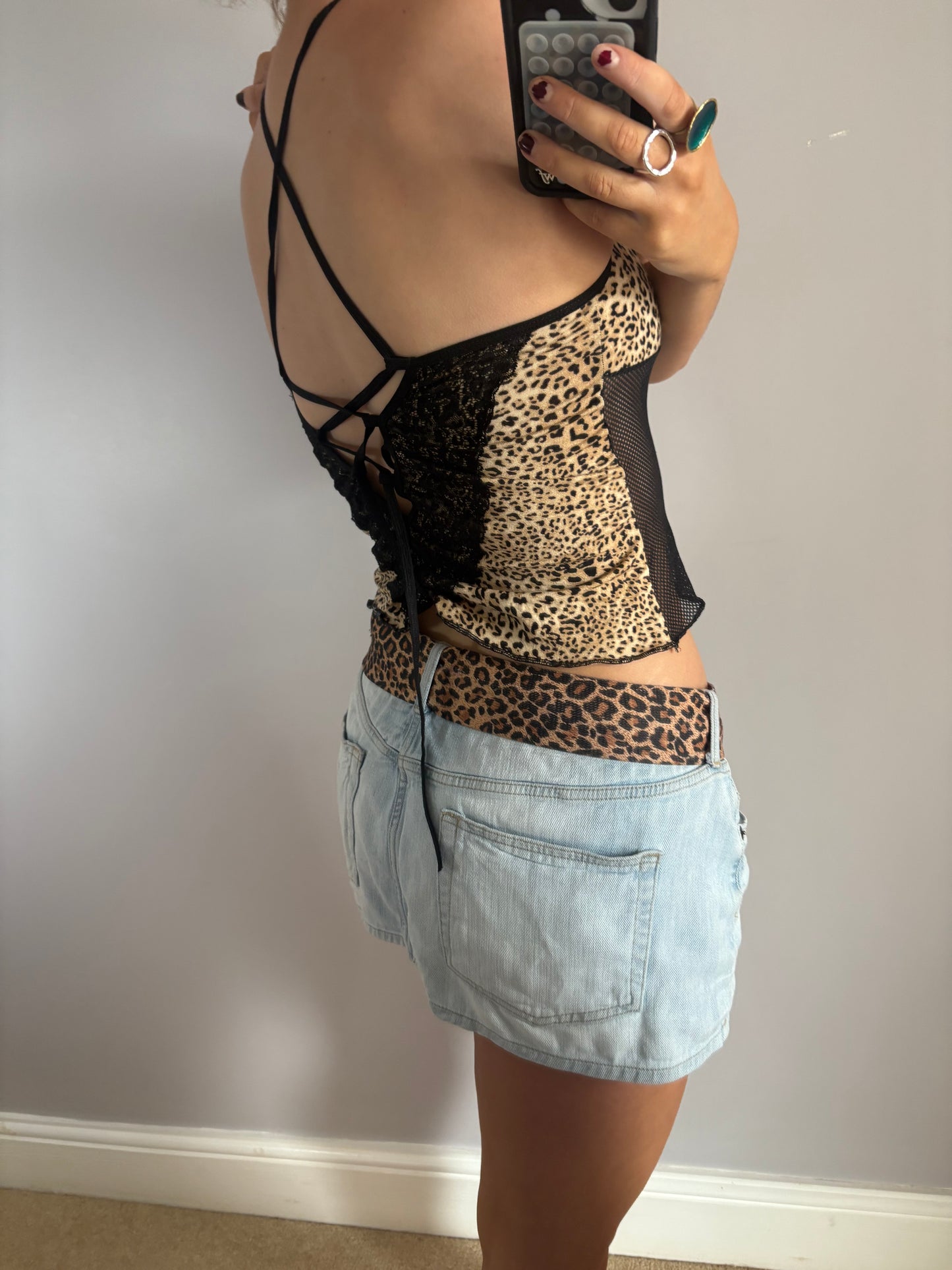 leopard cami