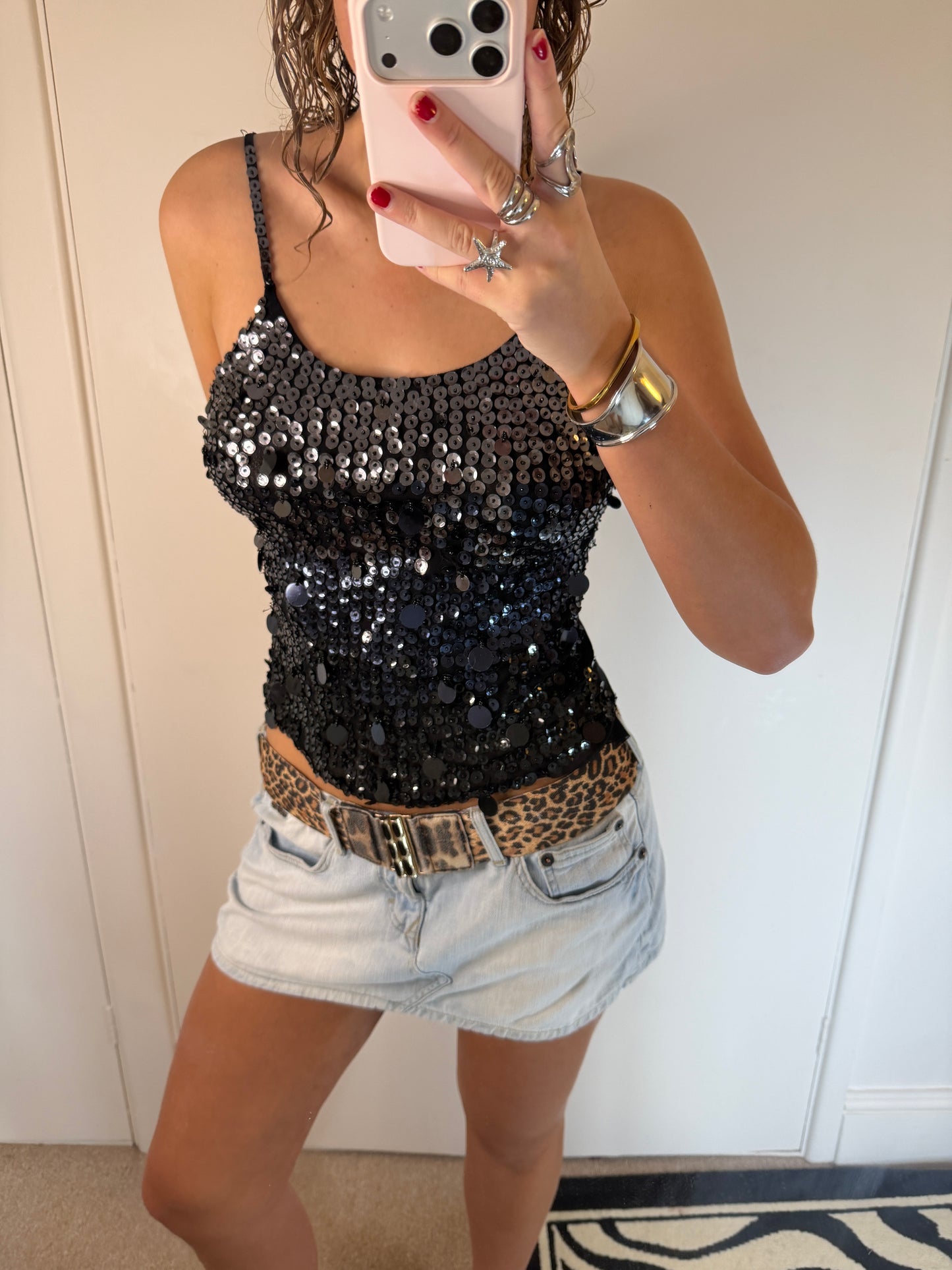 sequin cami