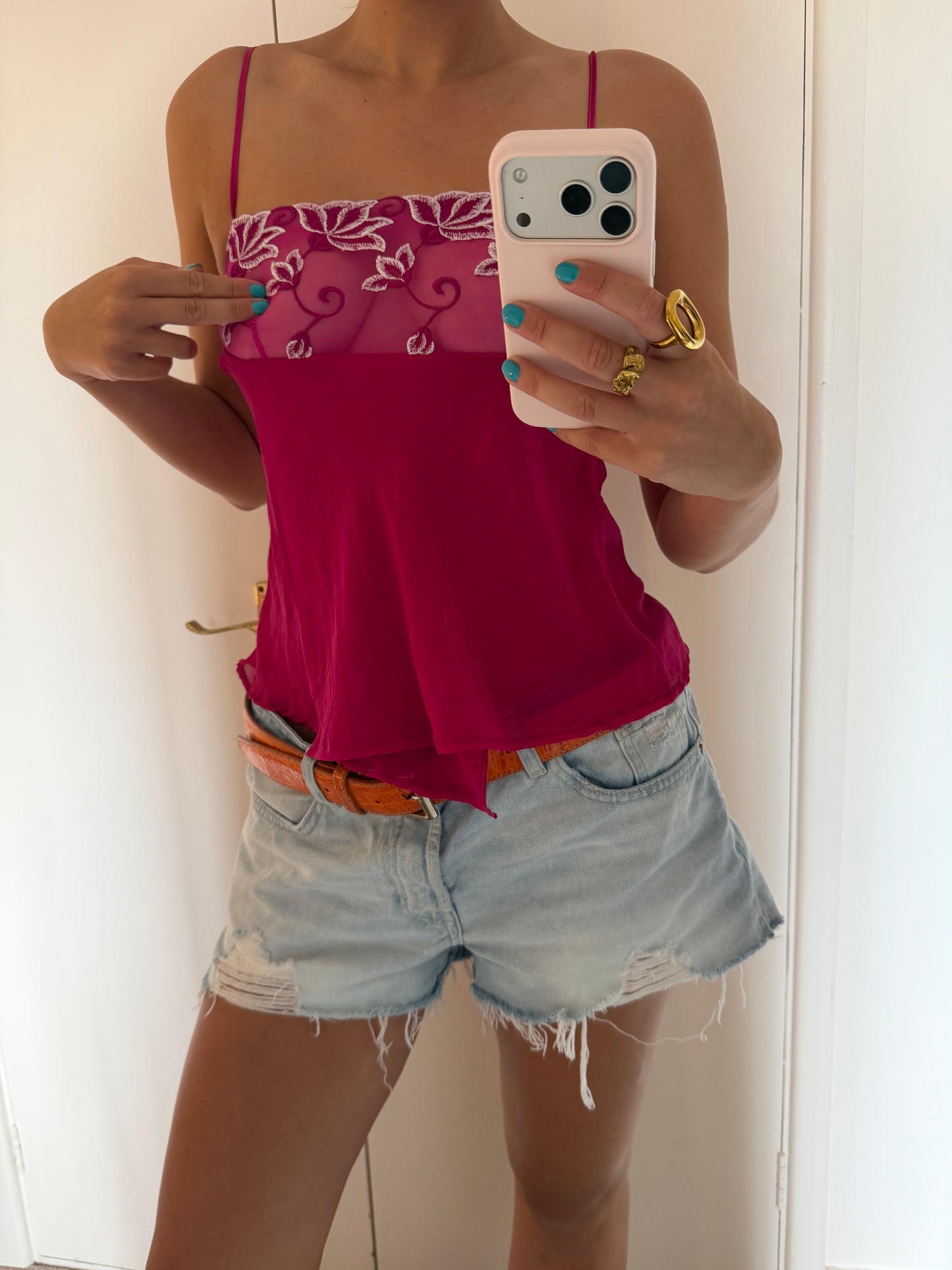 pink cami