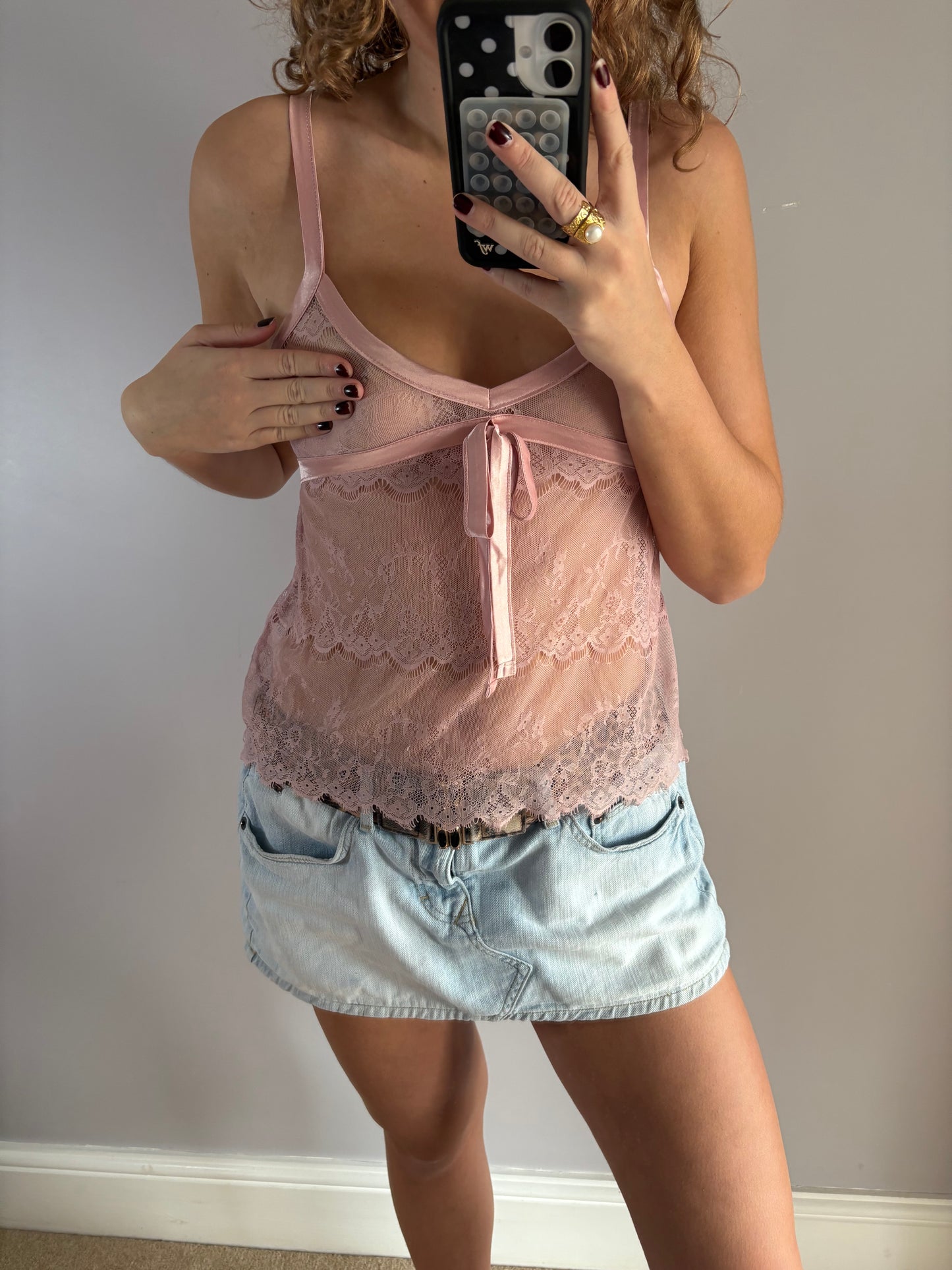pink cami