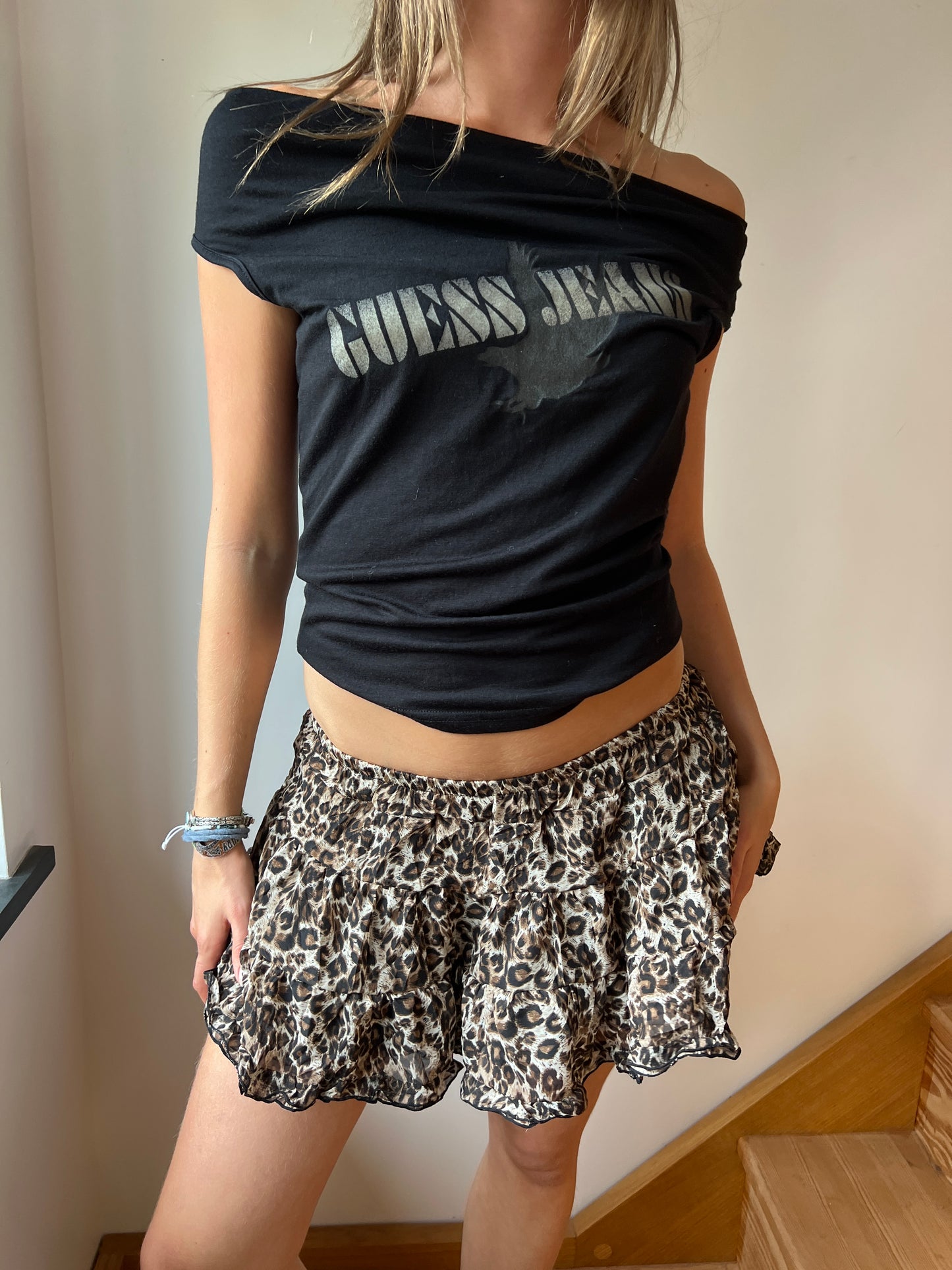 Leopard Skater Skirt