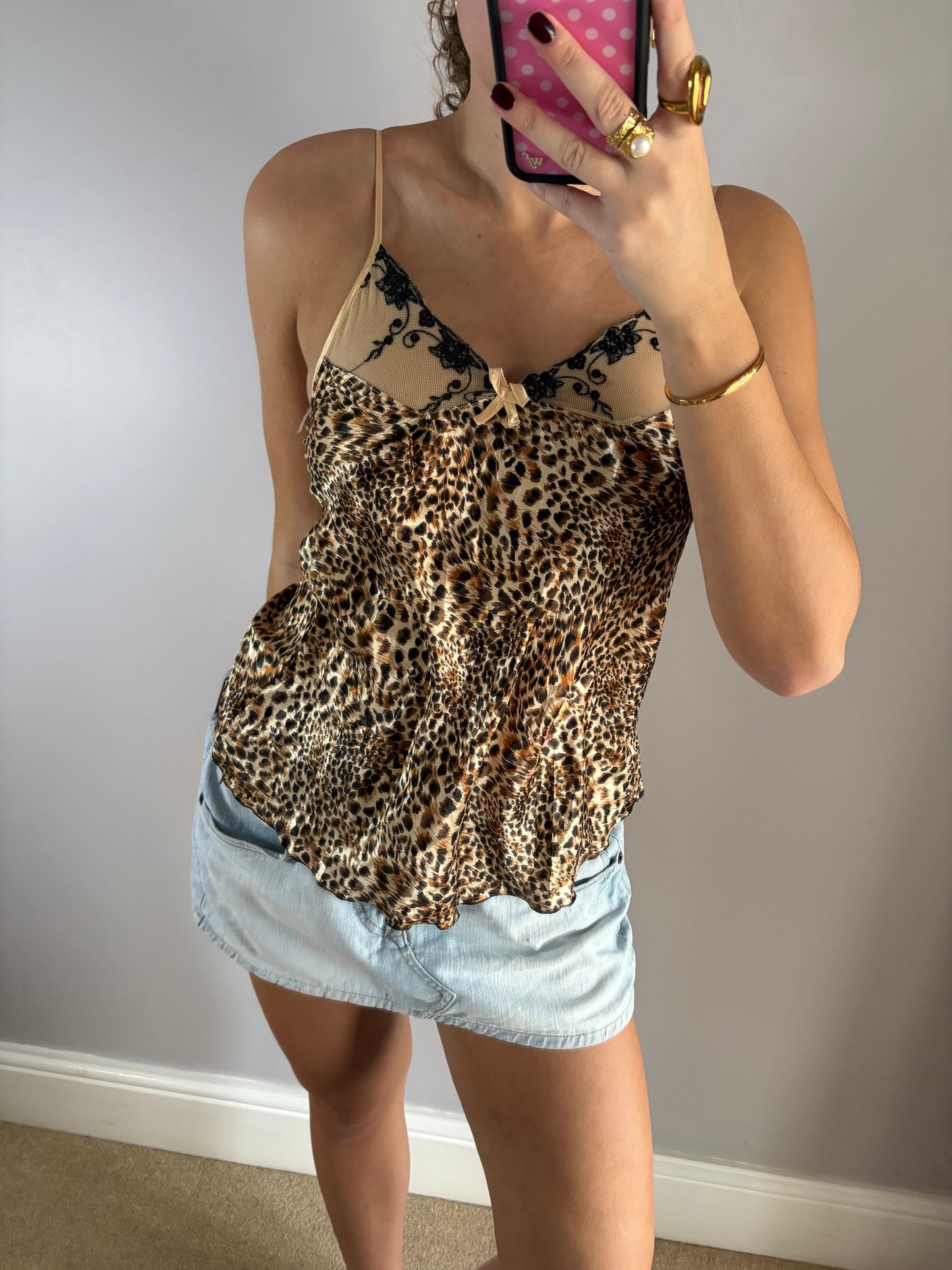leopard cami