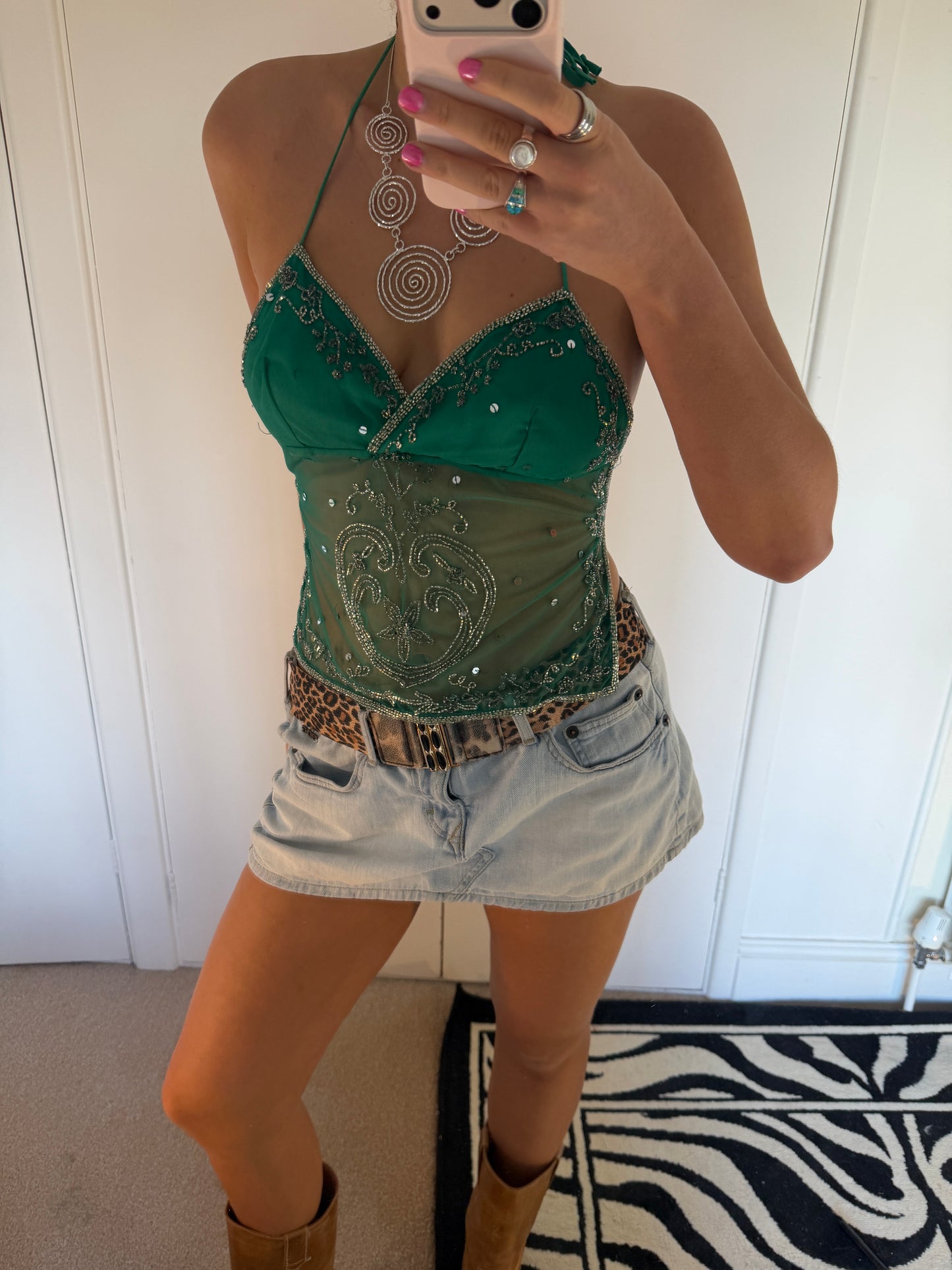 beaded cami