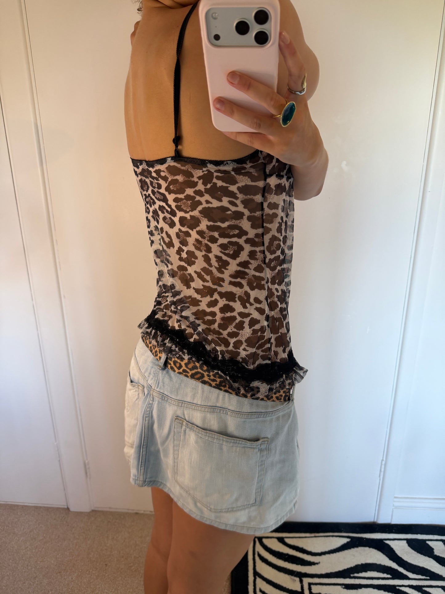leopard cami
