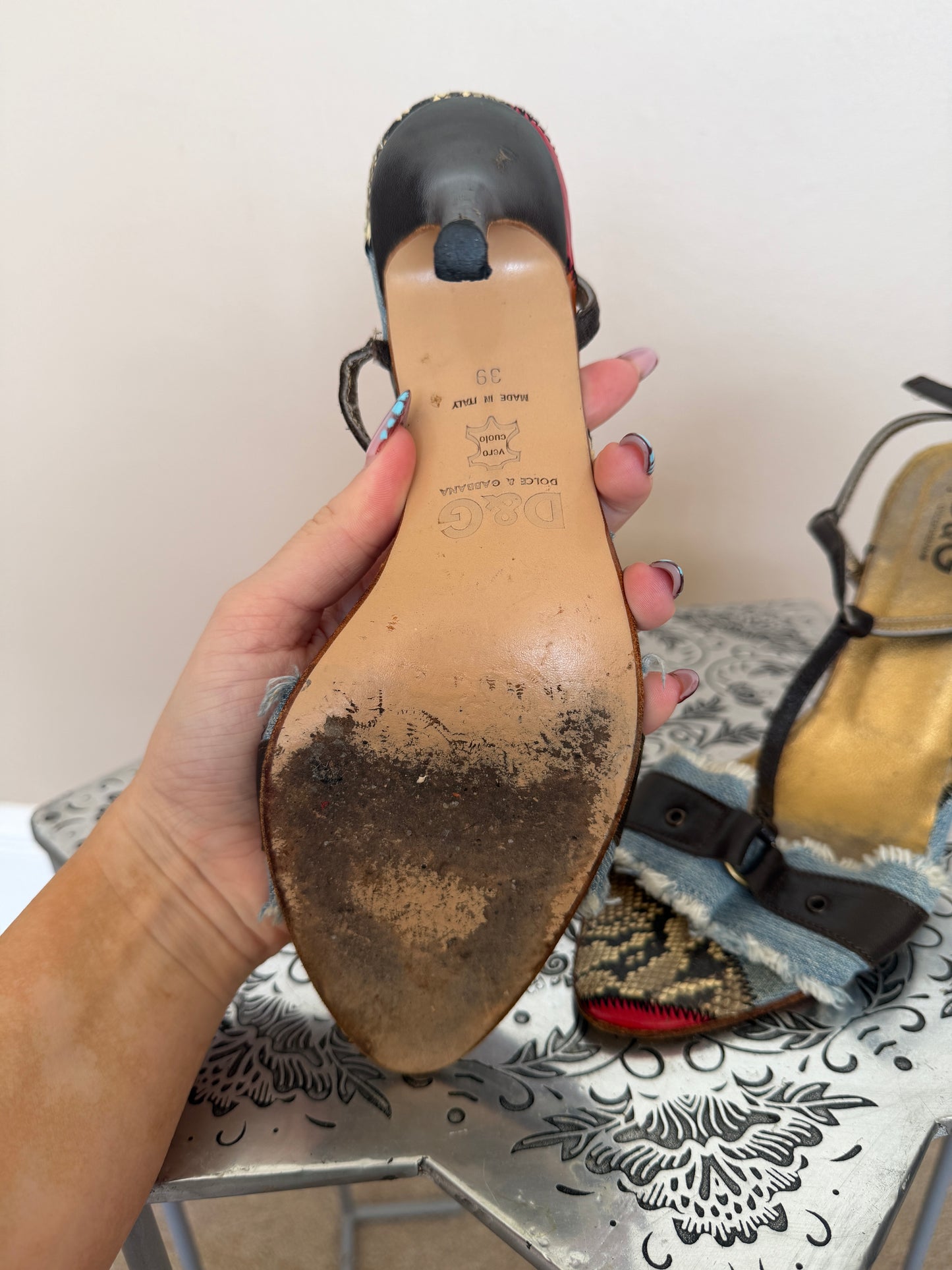 vintage d&g heels