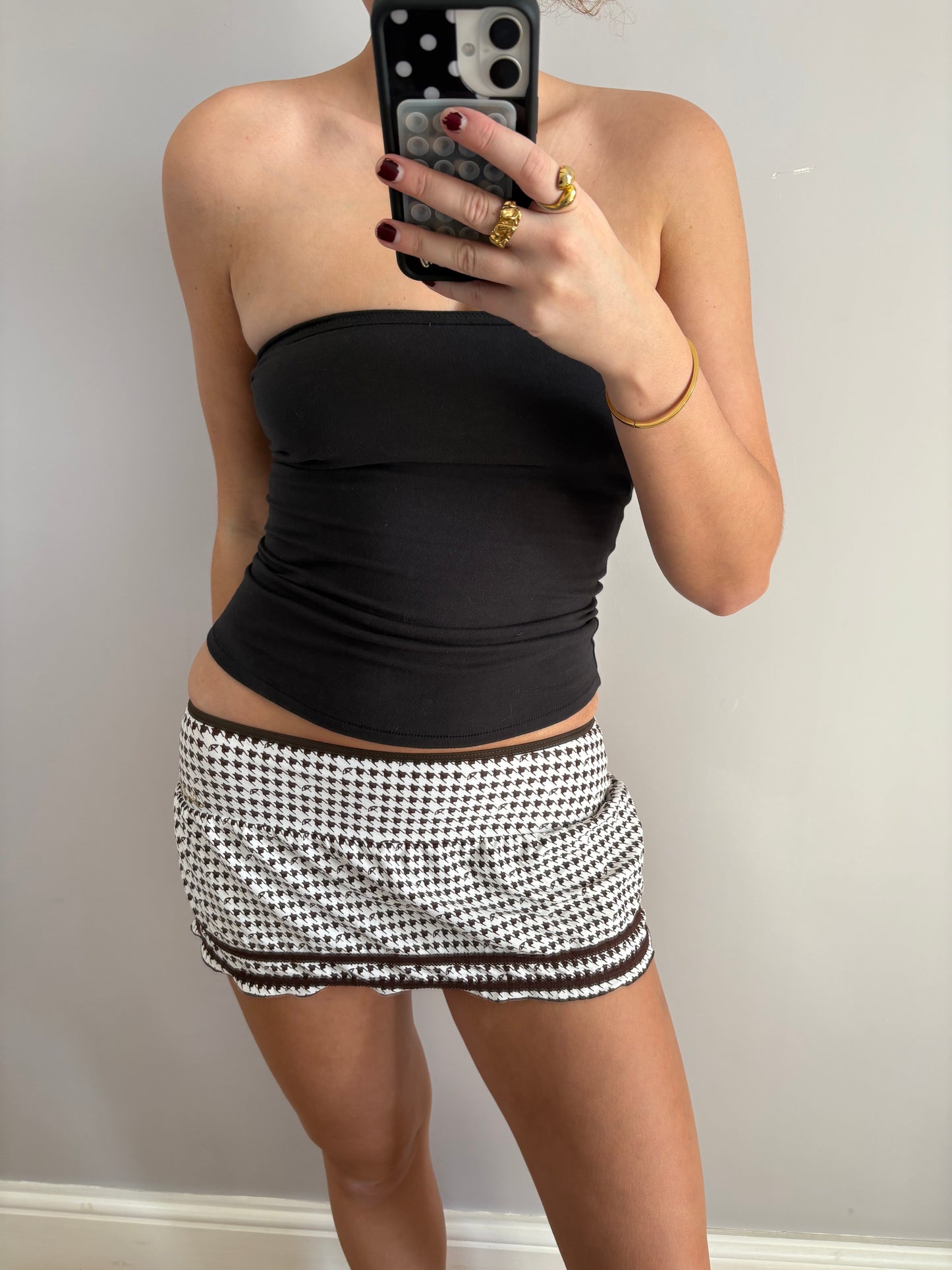 y2k mini skirt