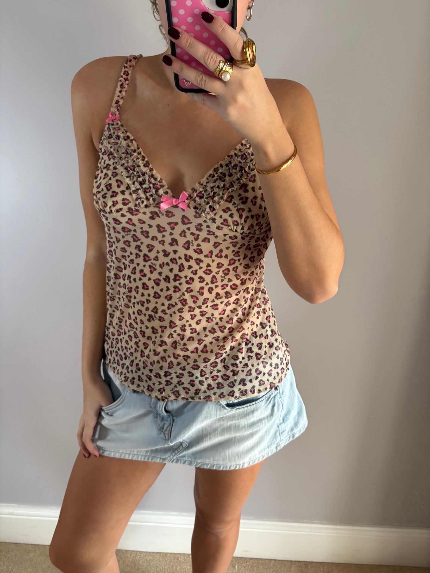 leopard cami
