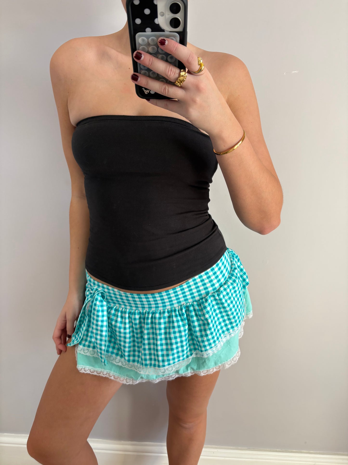 y2k mini skirt