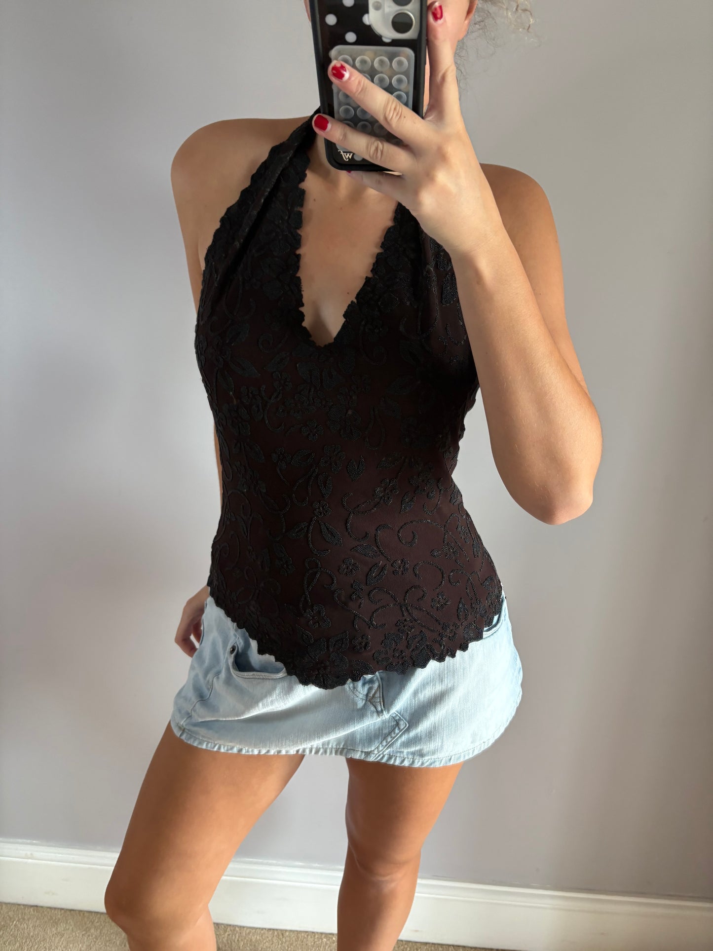 beaded cami