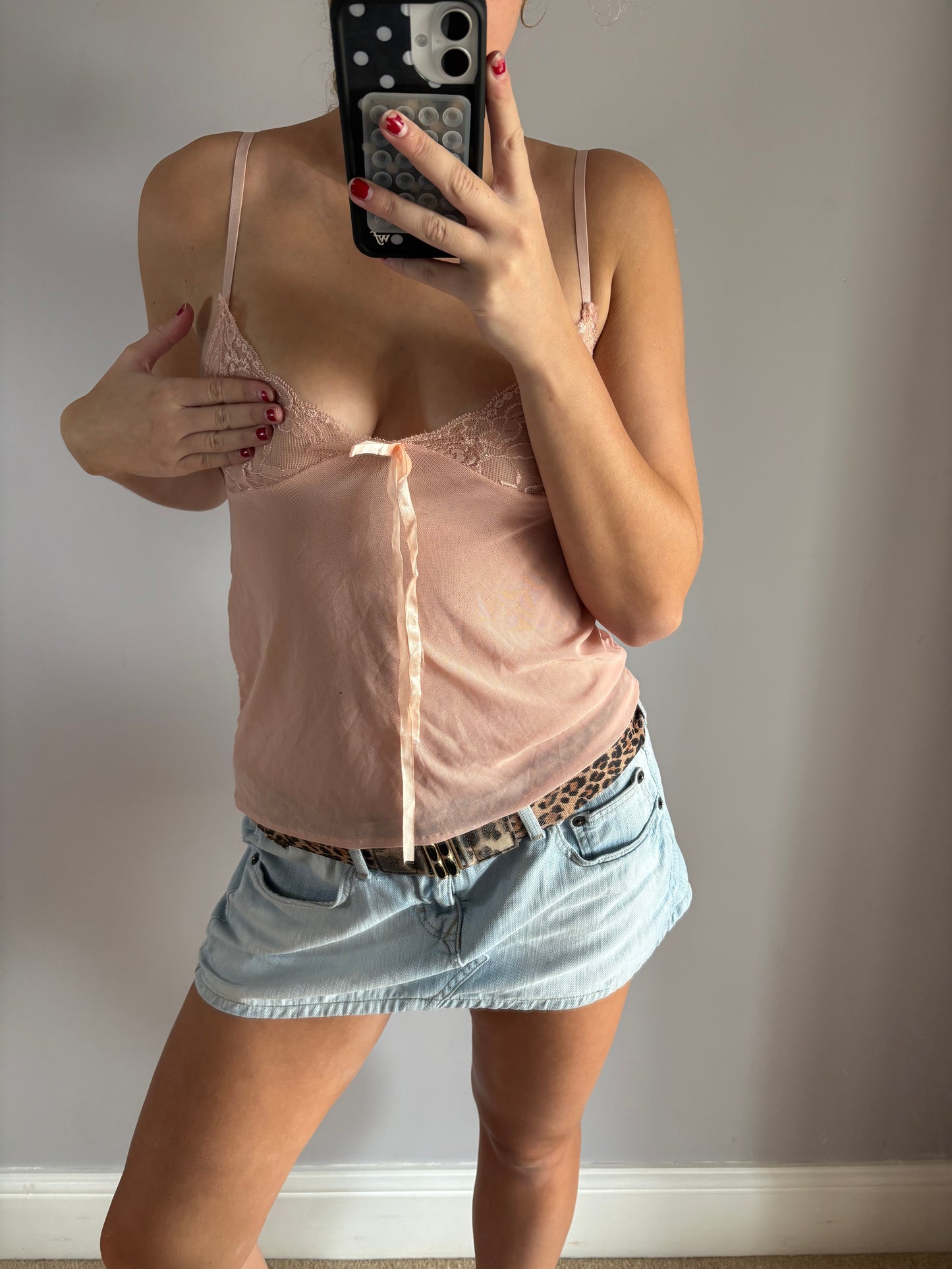 pink cami