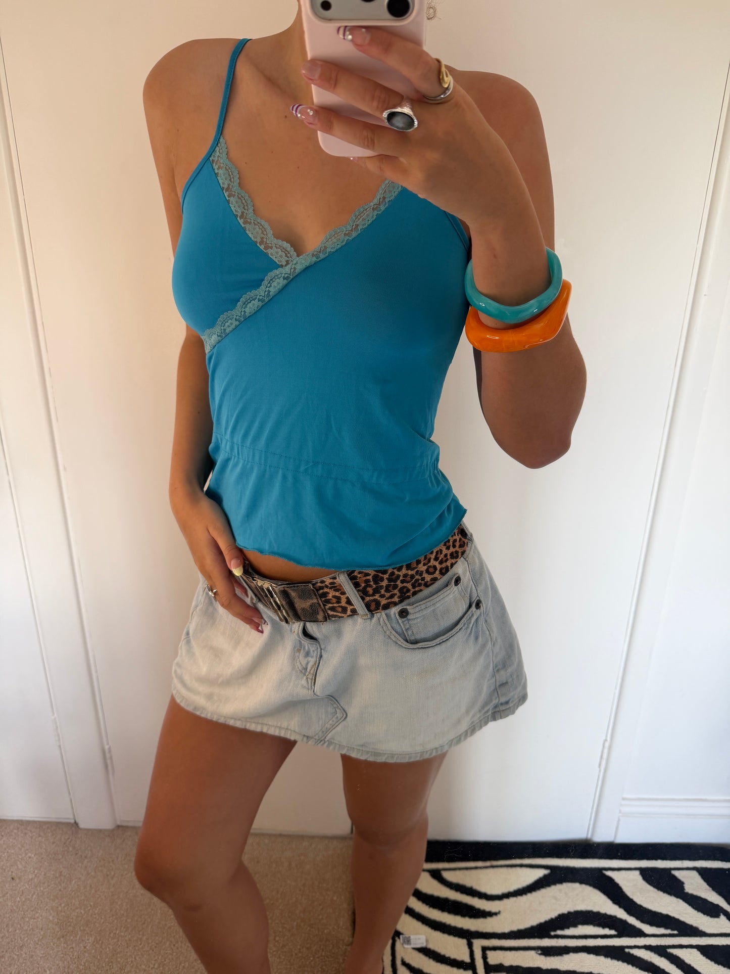 blue cami