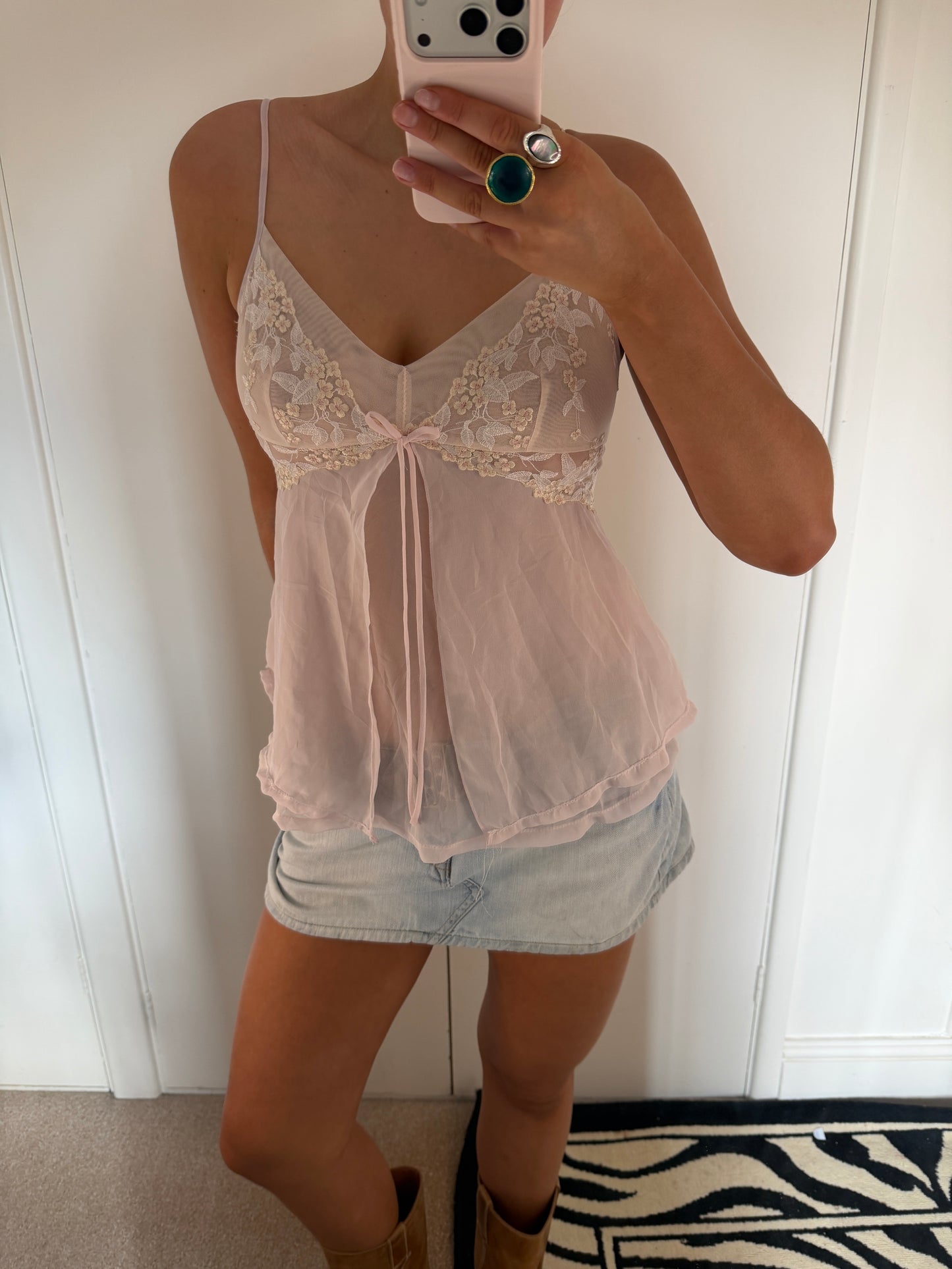 pink cami