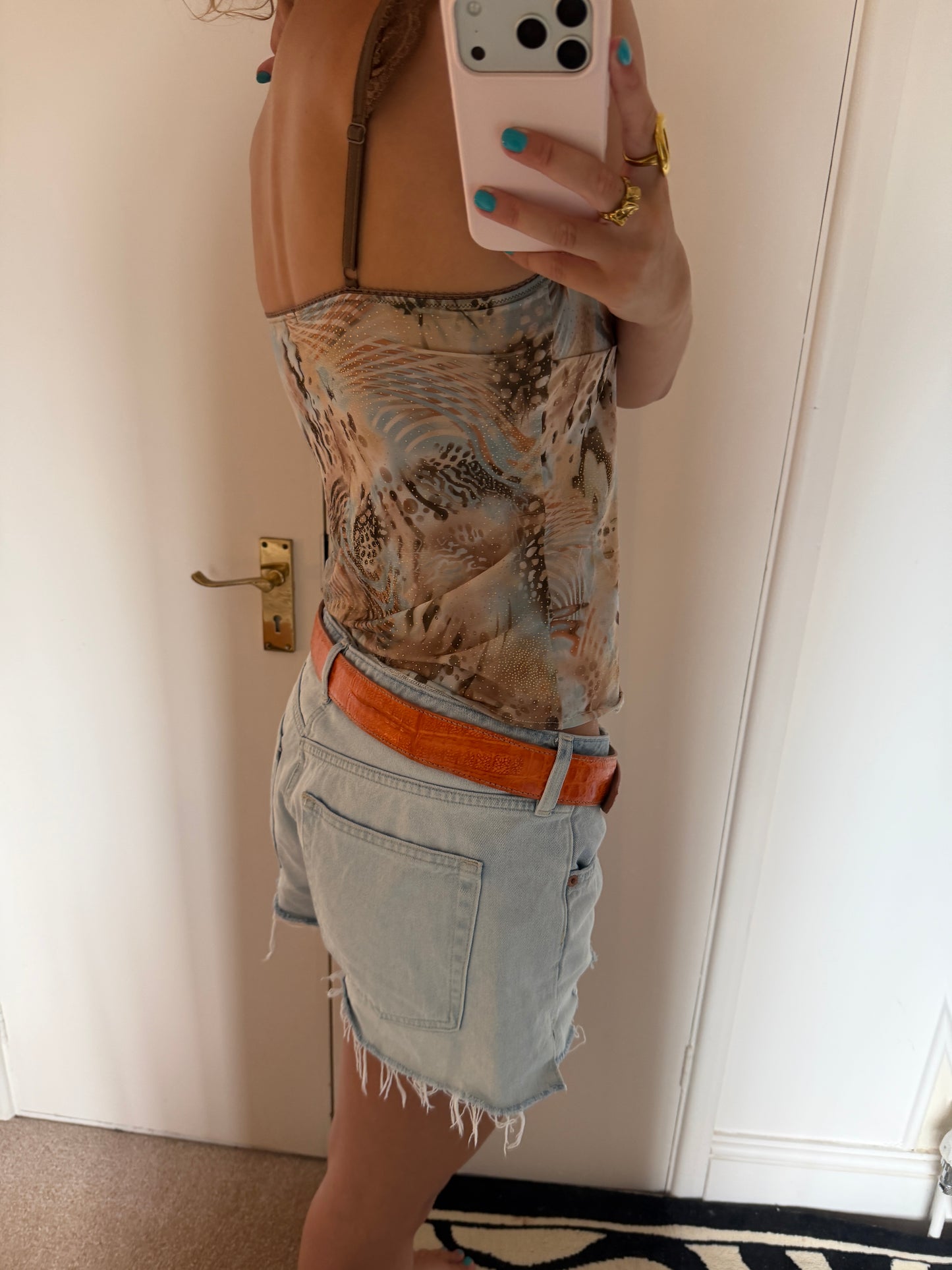leopard cami