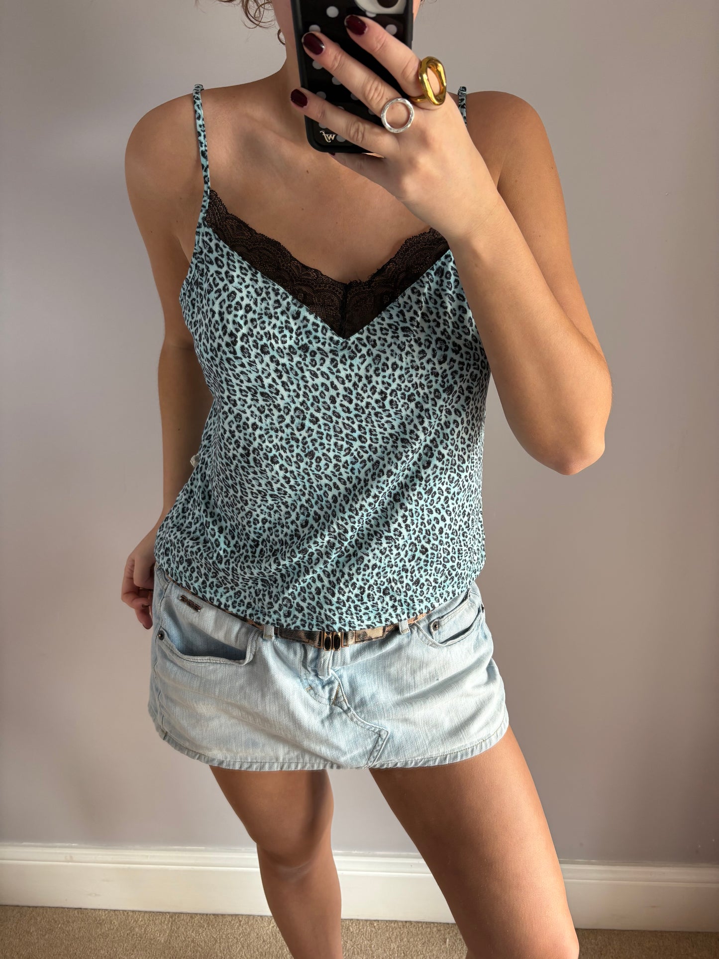 leopard cami