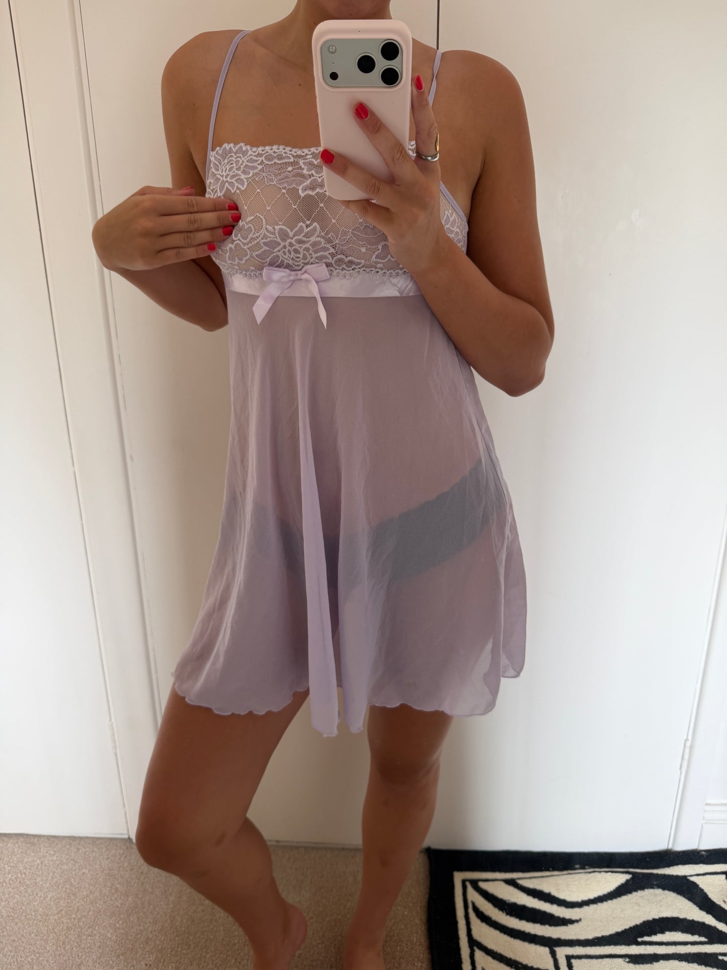 purple dress
