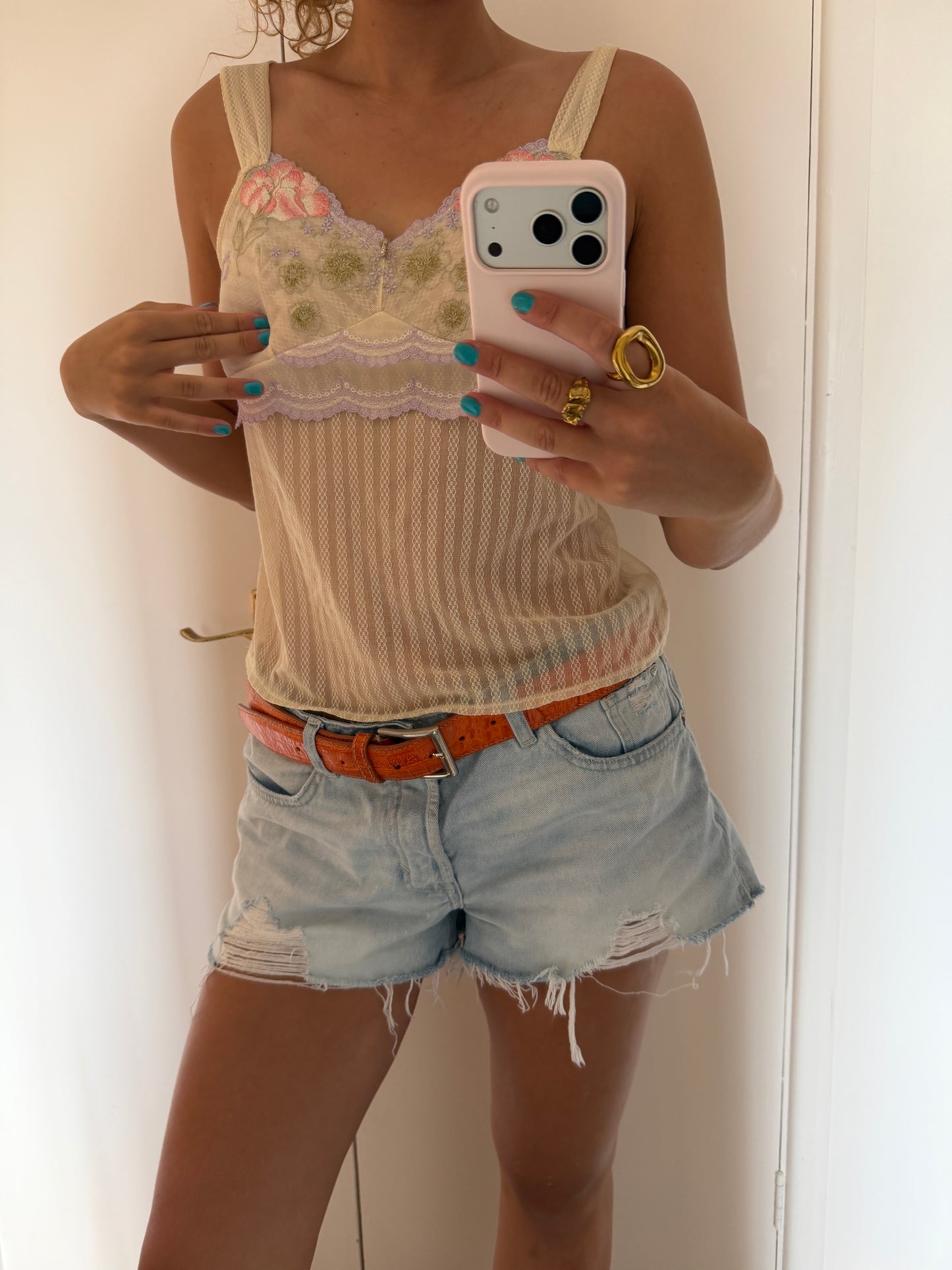 cream cami