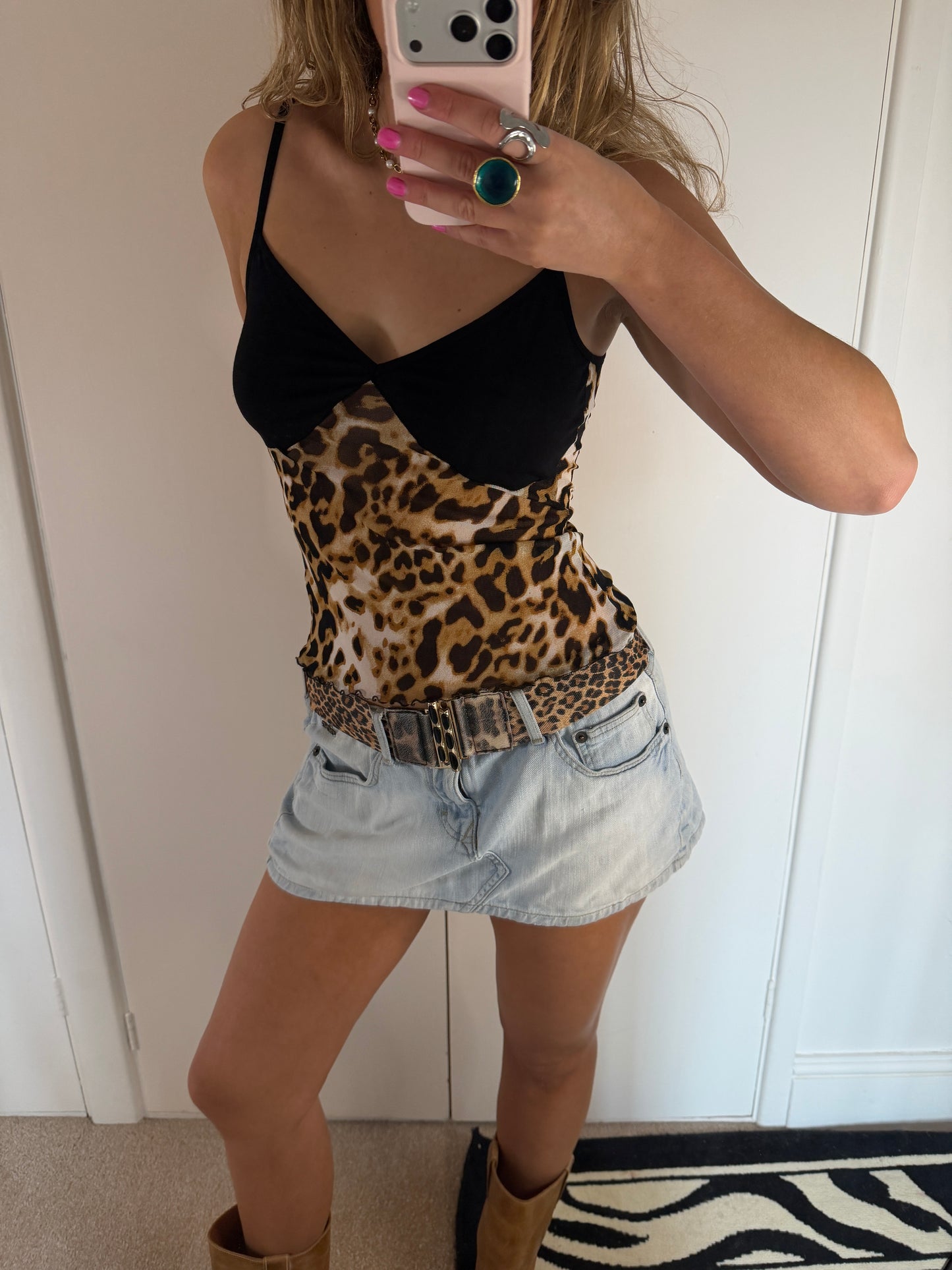 leopard cami