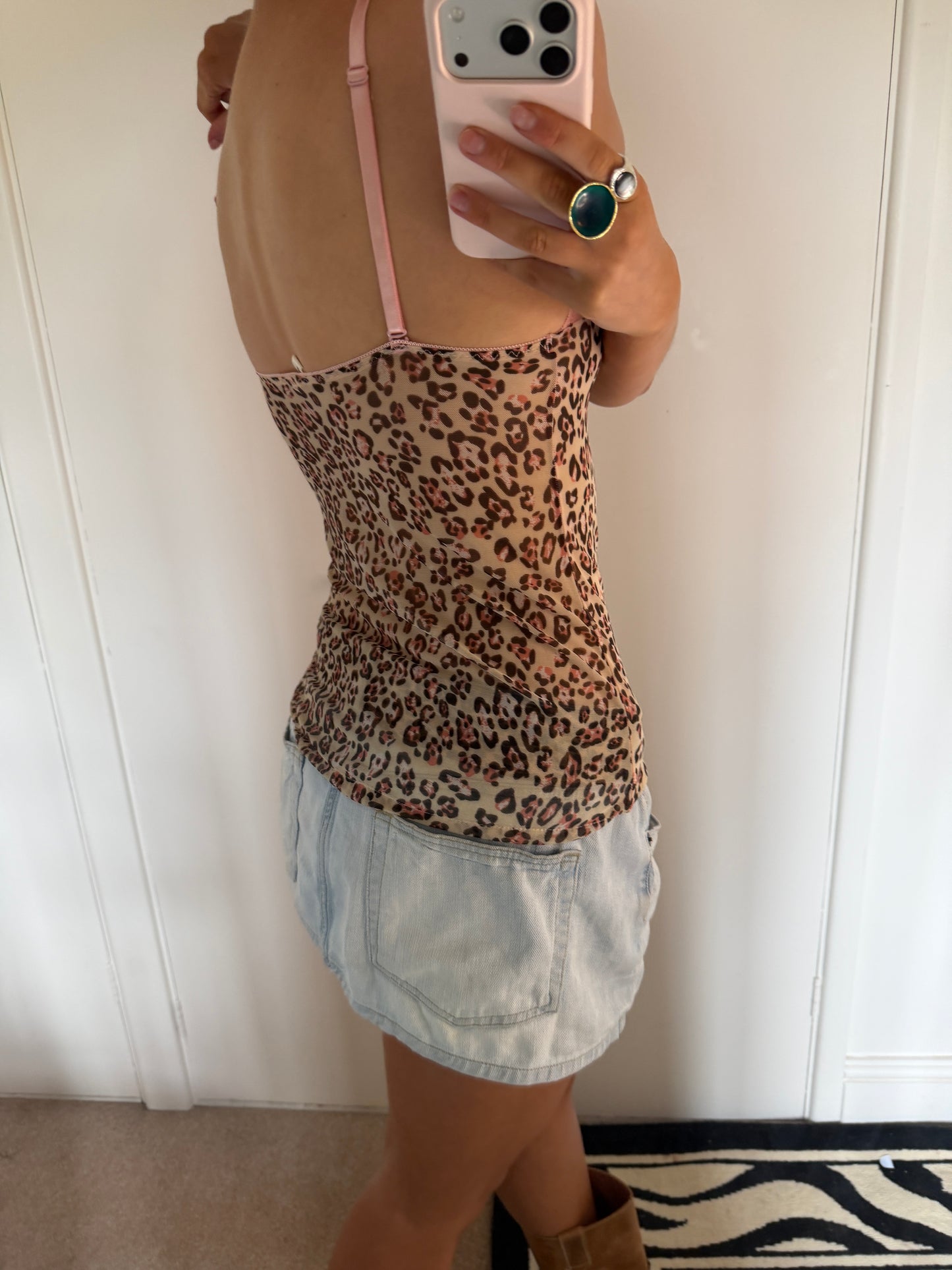 leopard cami