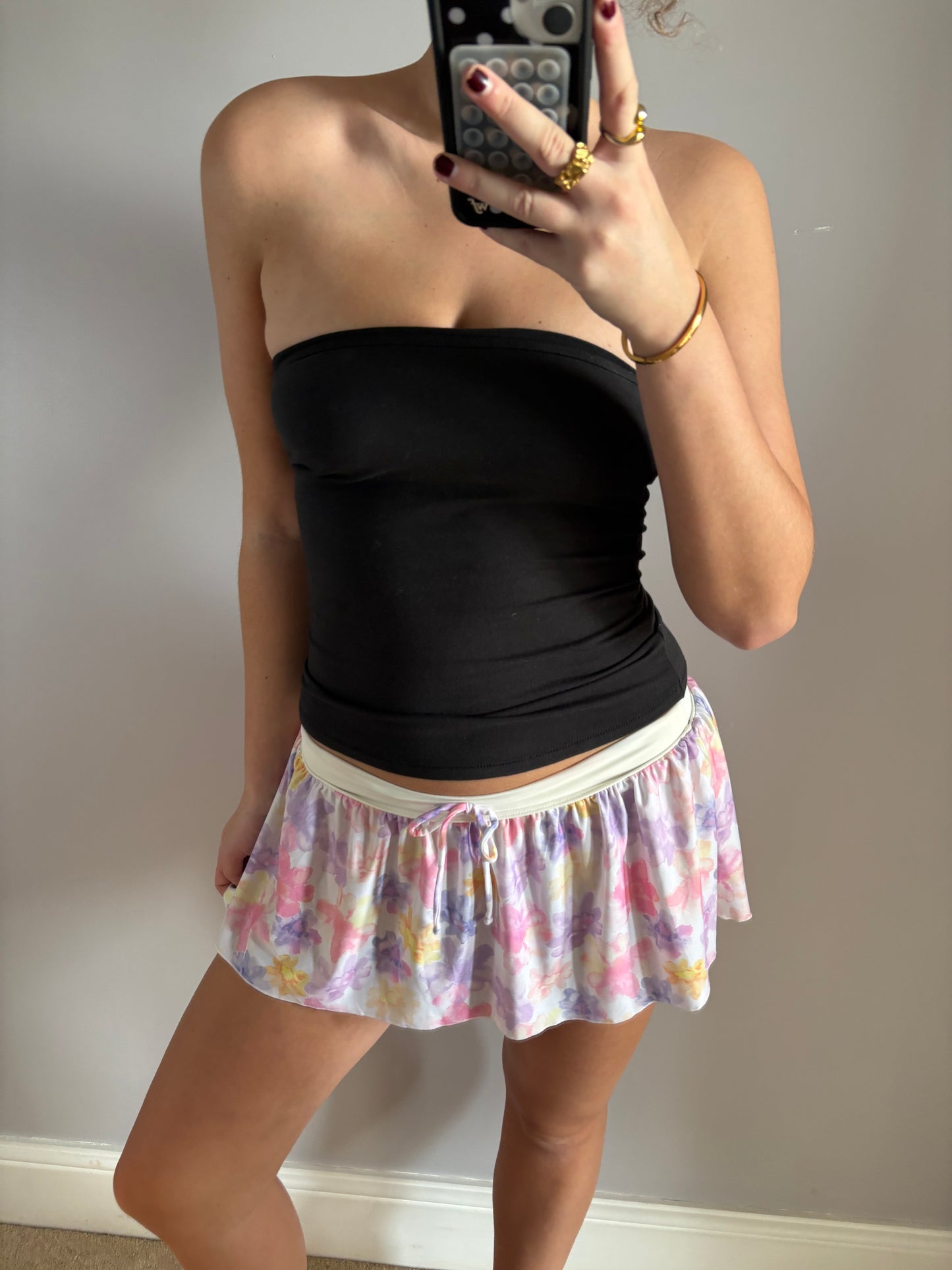 y2k mini skirt