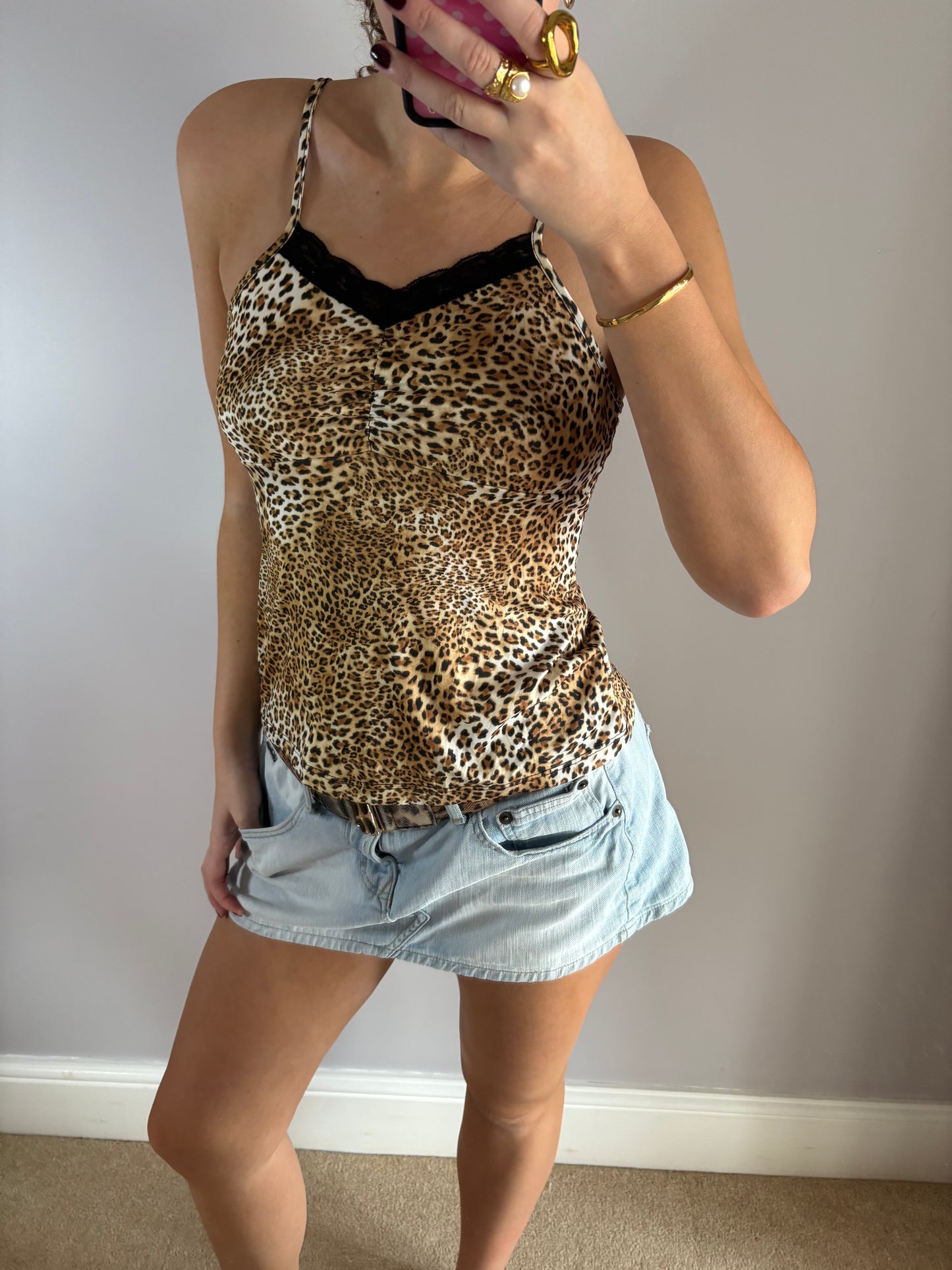 leopard cami