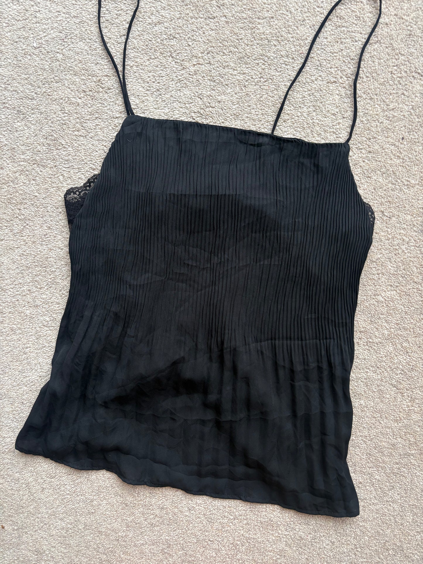 black mesh cami