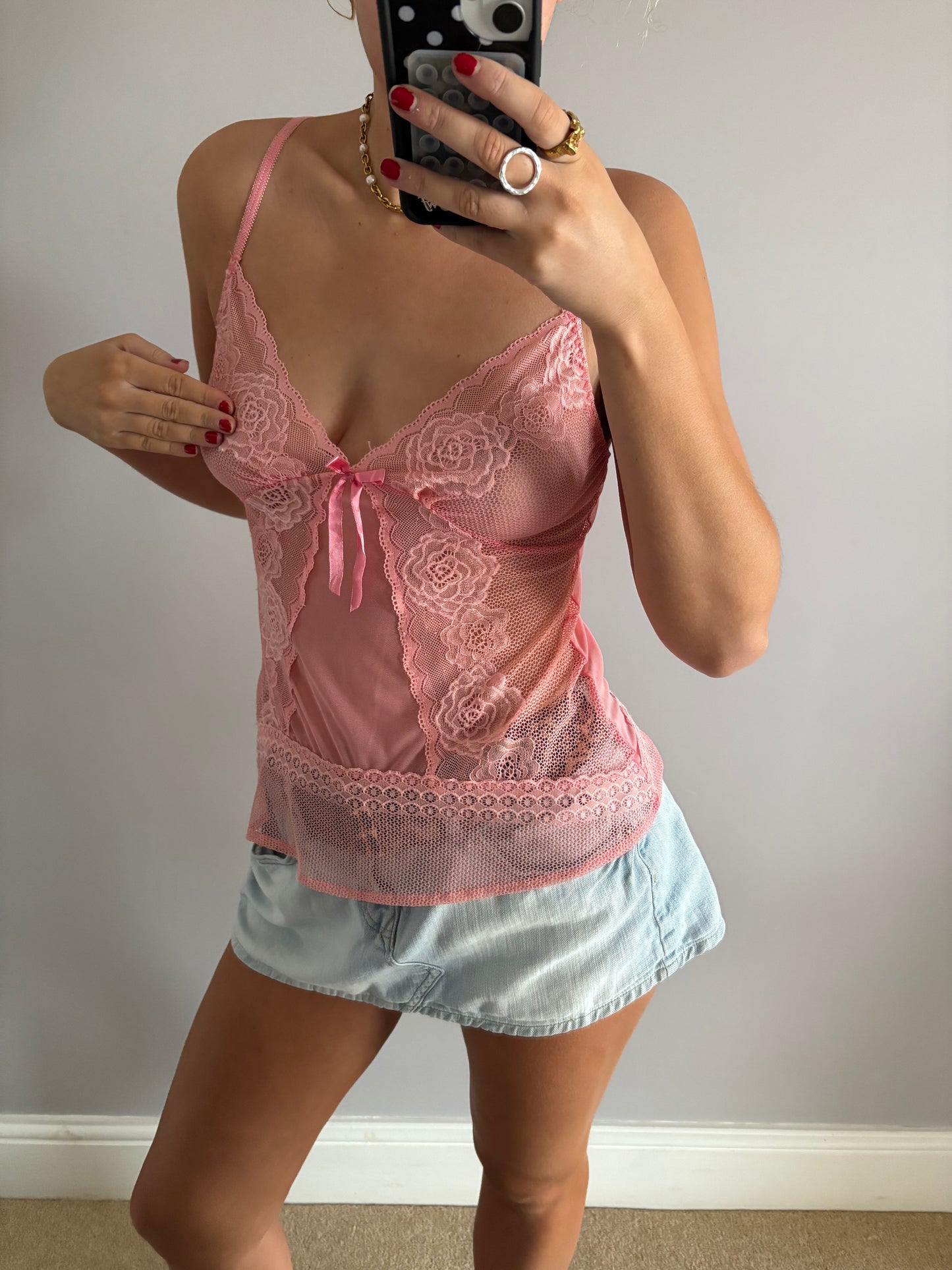 pink cami