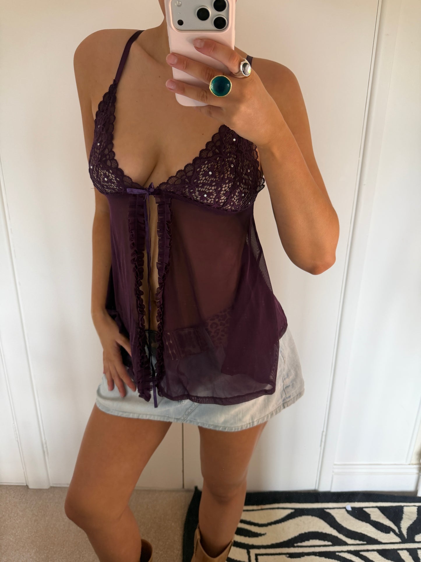 purple cami