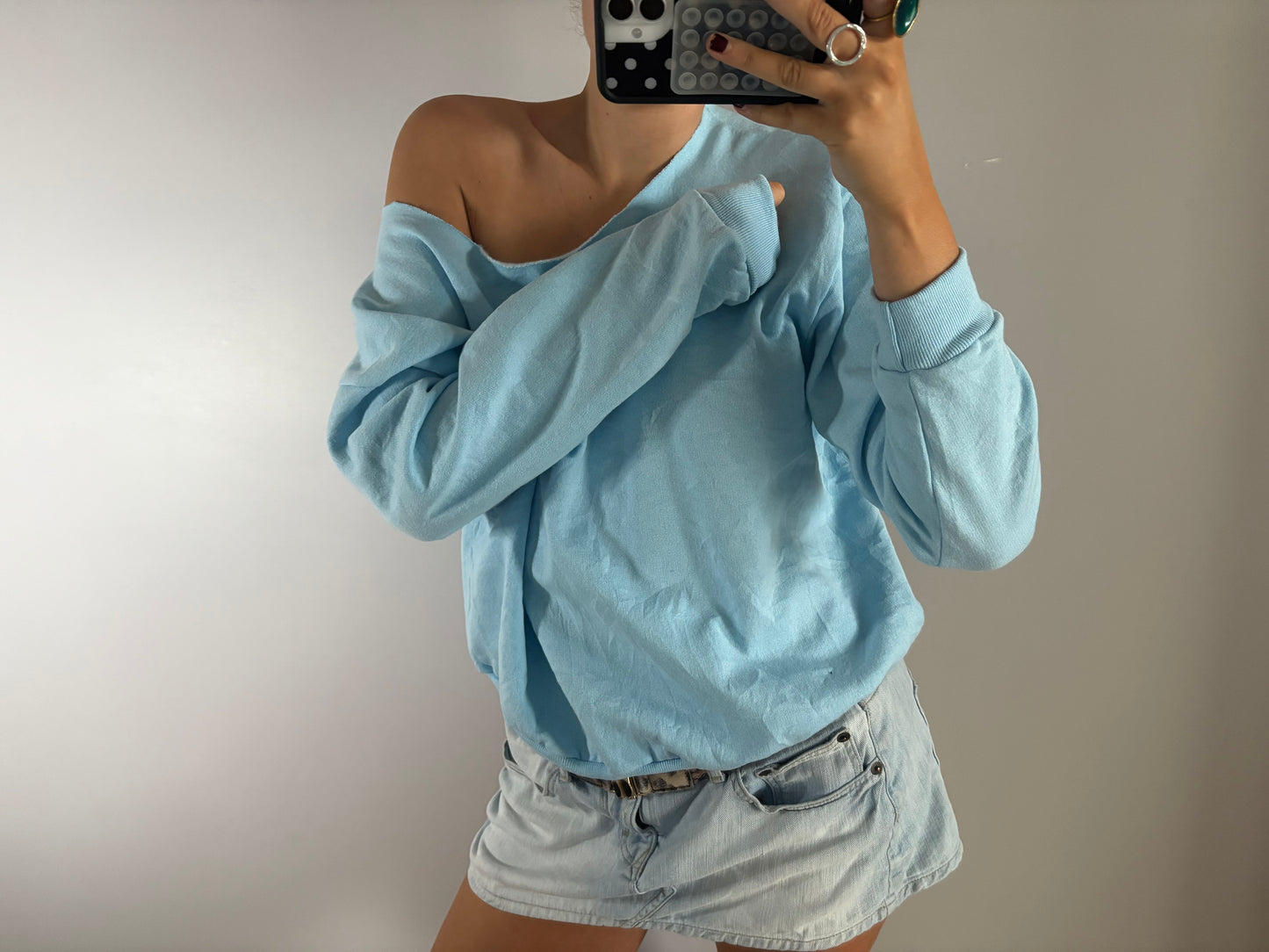 off shoulder jumper