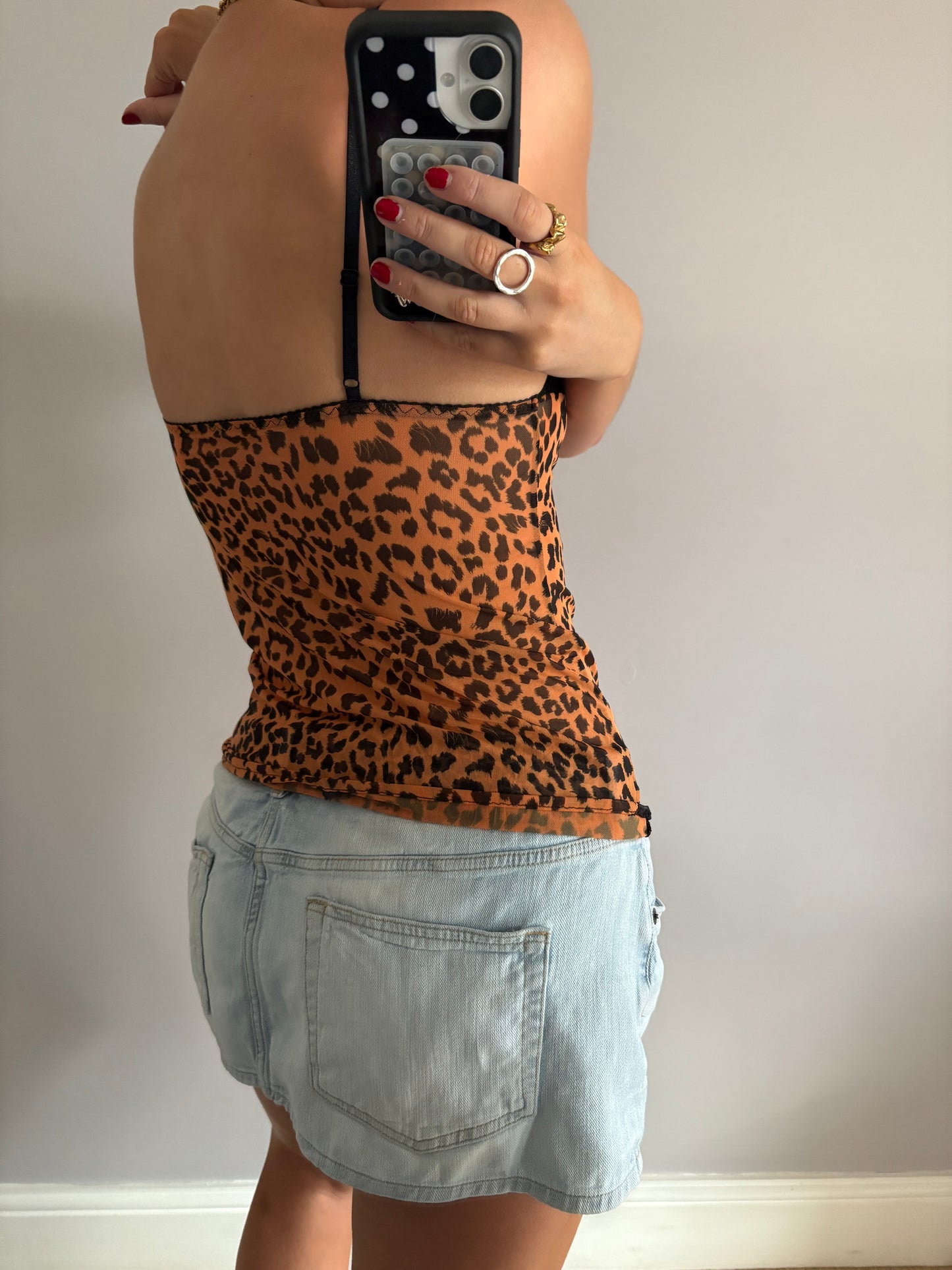 leopard cami
