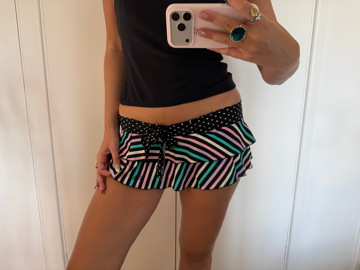 y2k mini skirt