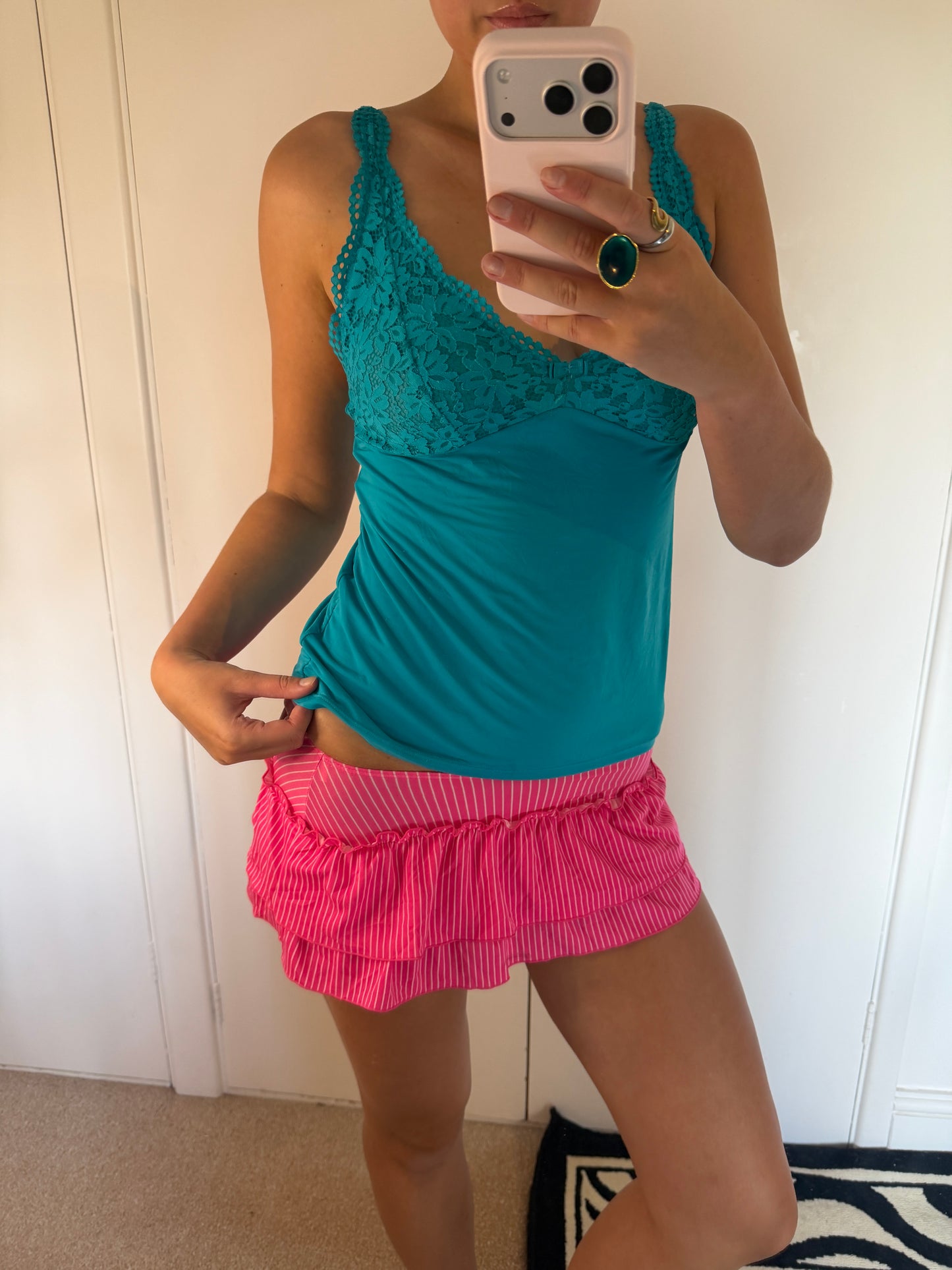 y2k mini skirt
