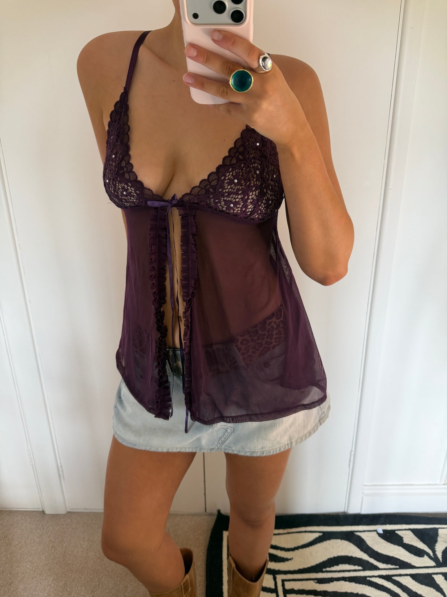 purple cami