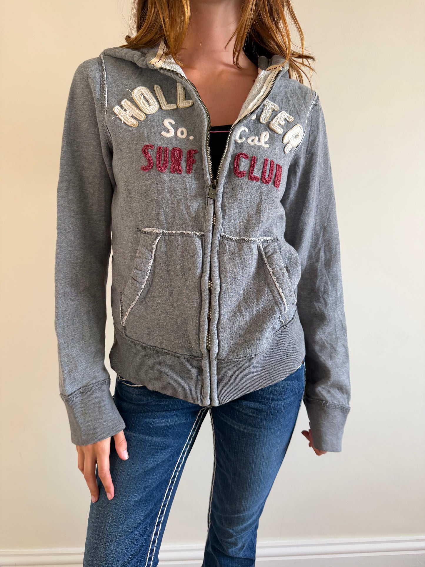 hollister zip up