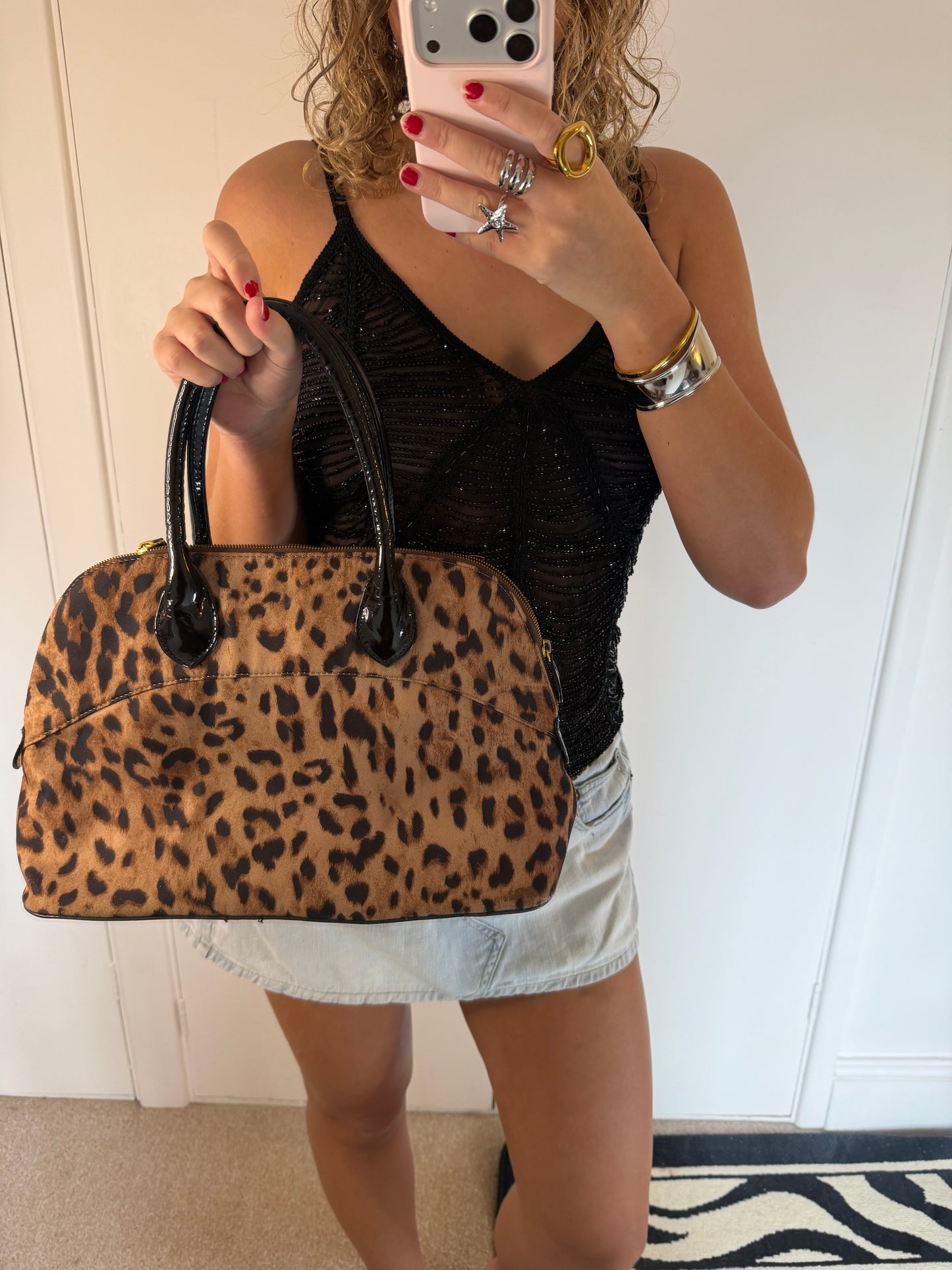 leopard bag