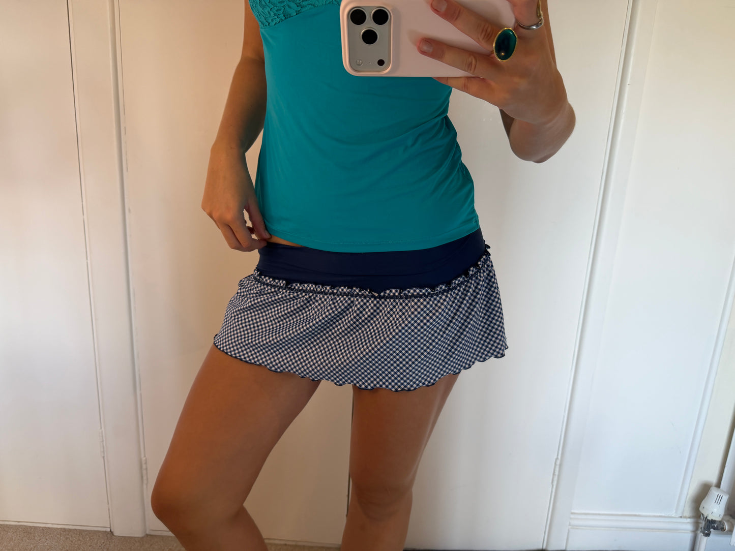 y2k mini skirt