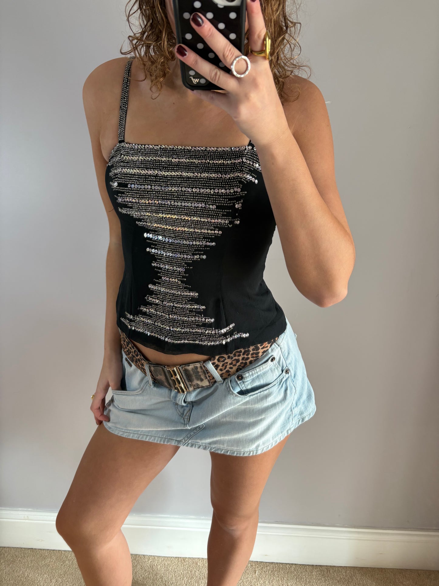 sequin cami