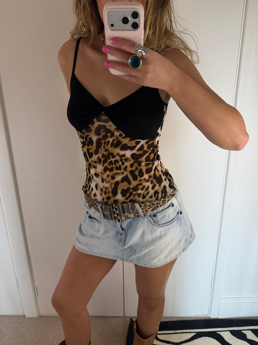 leopard cami
