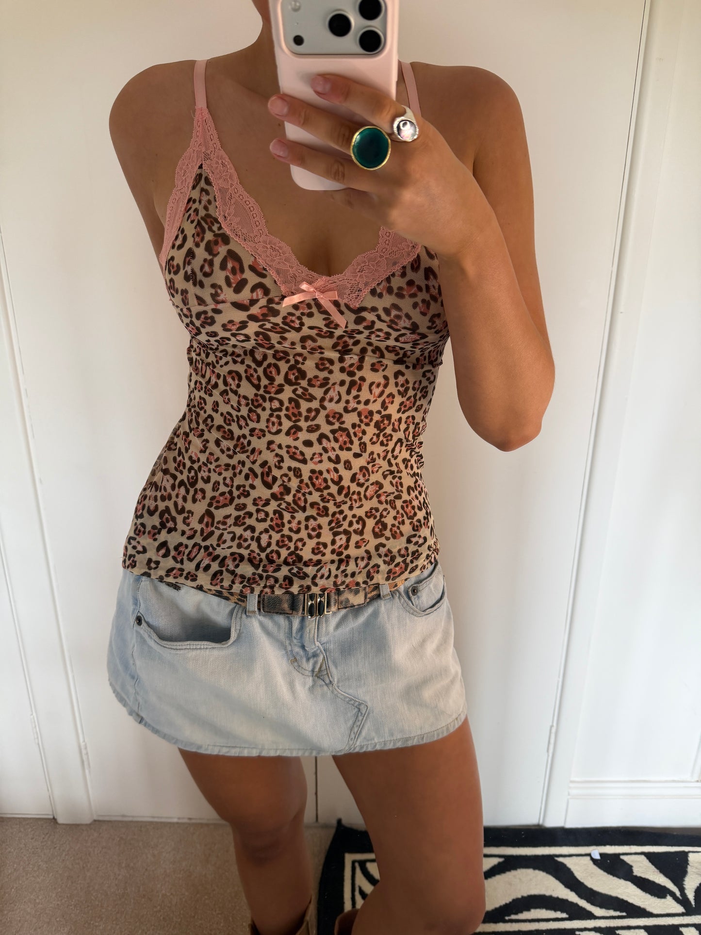 leopard cami
