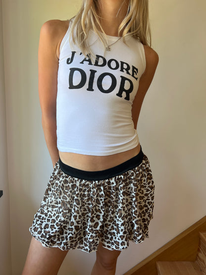 Leopard Mini Skirt