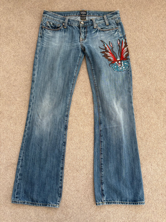 low waisted jeans