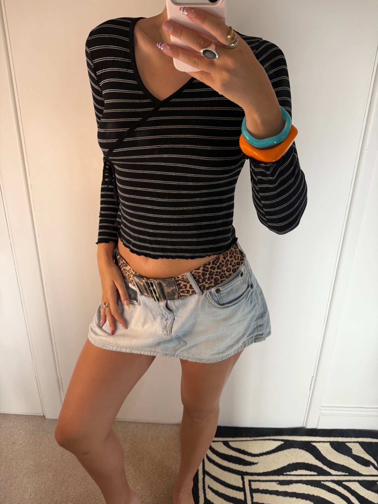 striped top
