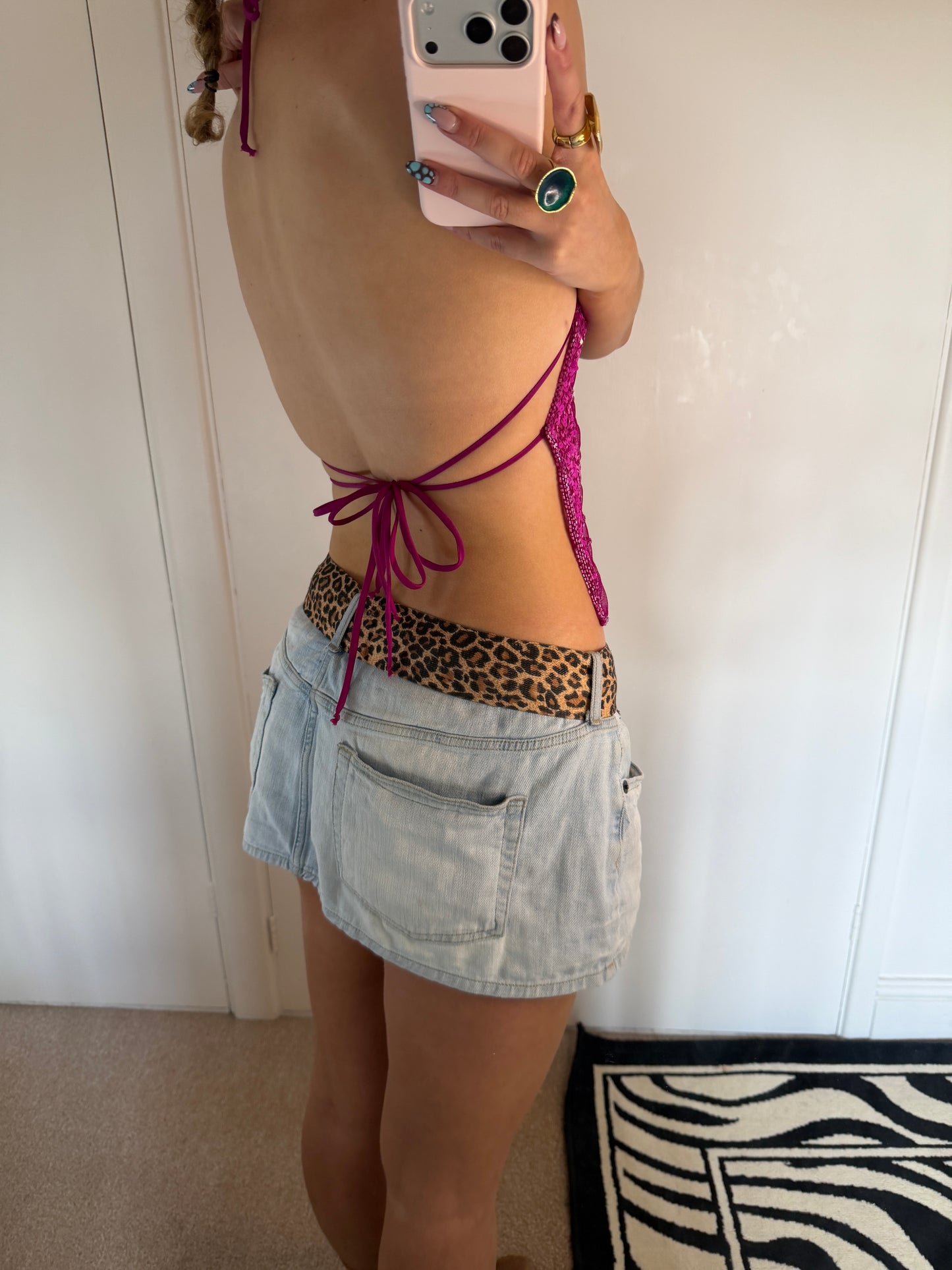 rare beaded top