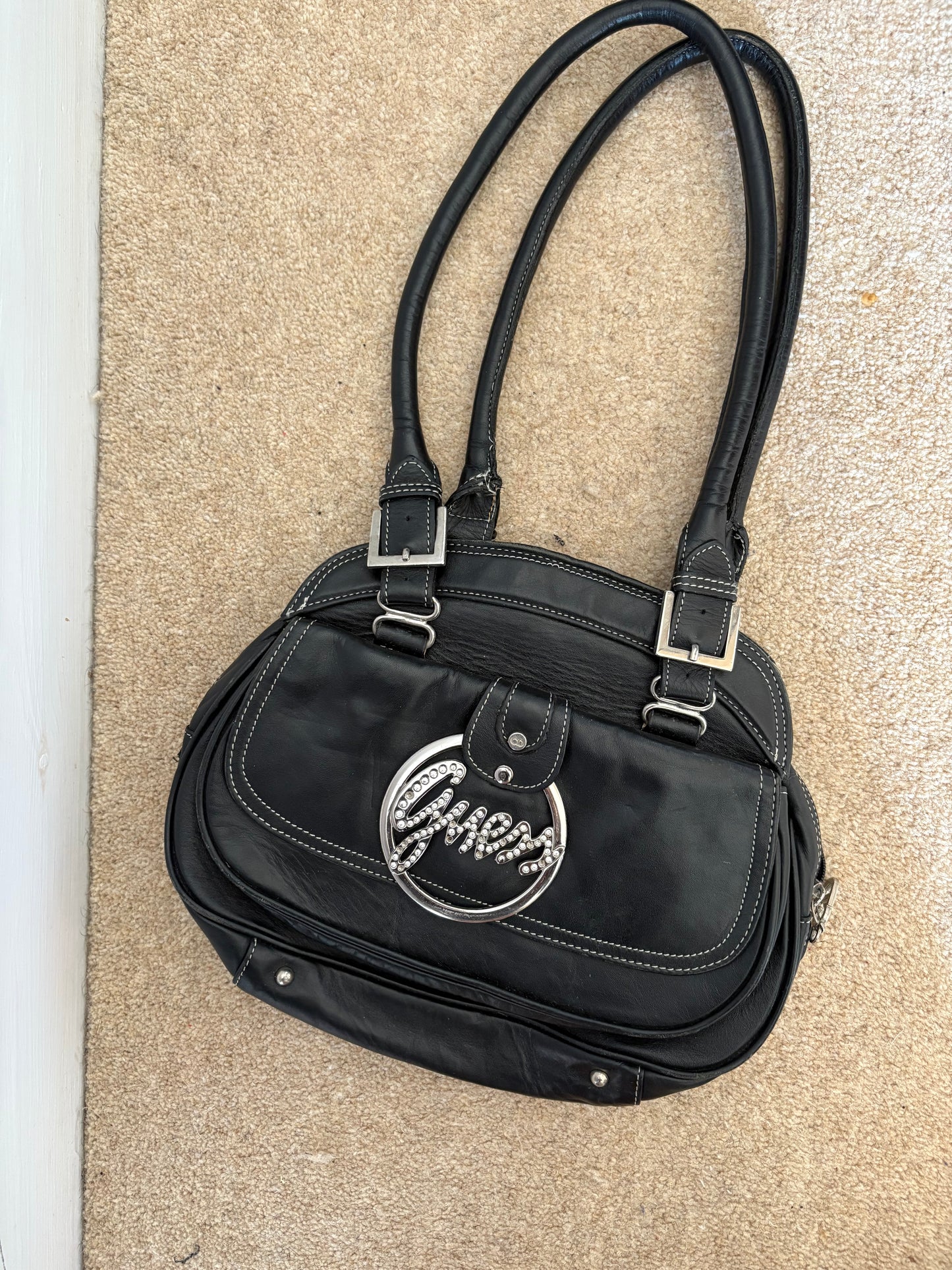 black handbag