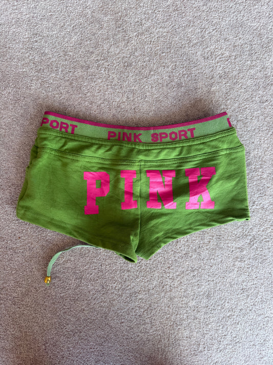 vintage pink mini shorts