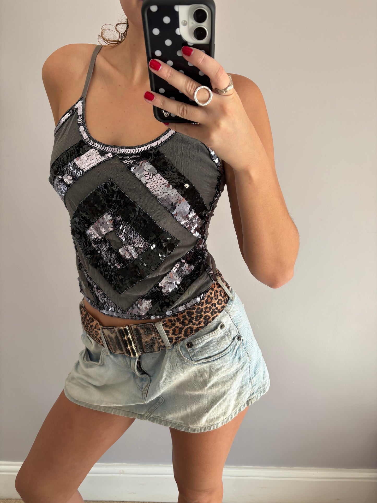 sequin cami